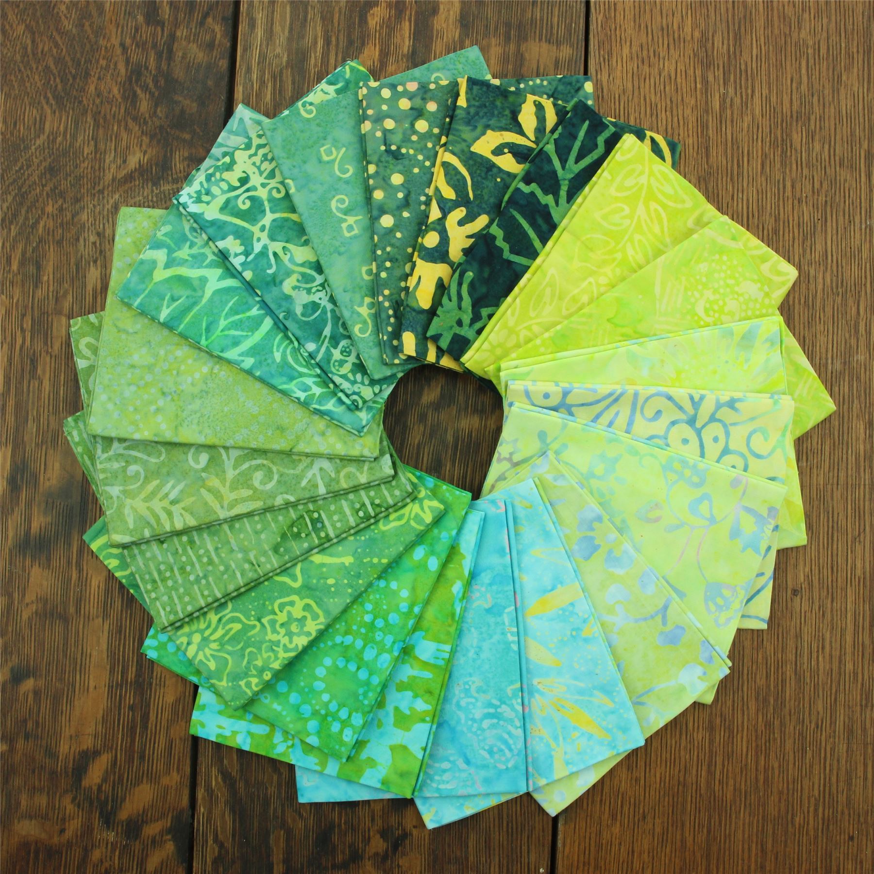 Baumwolle Batik vorgeschnitten Stoff Fat Quarter Quilten Patchwork 20" x 19" verschiedene Größen - Bild 44 von 275