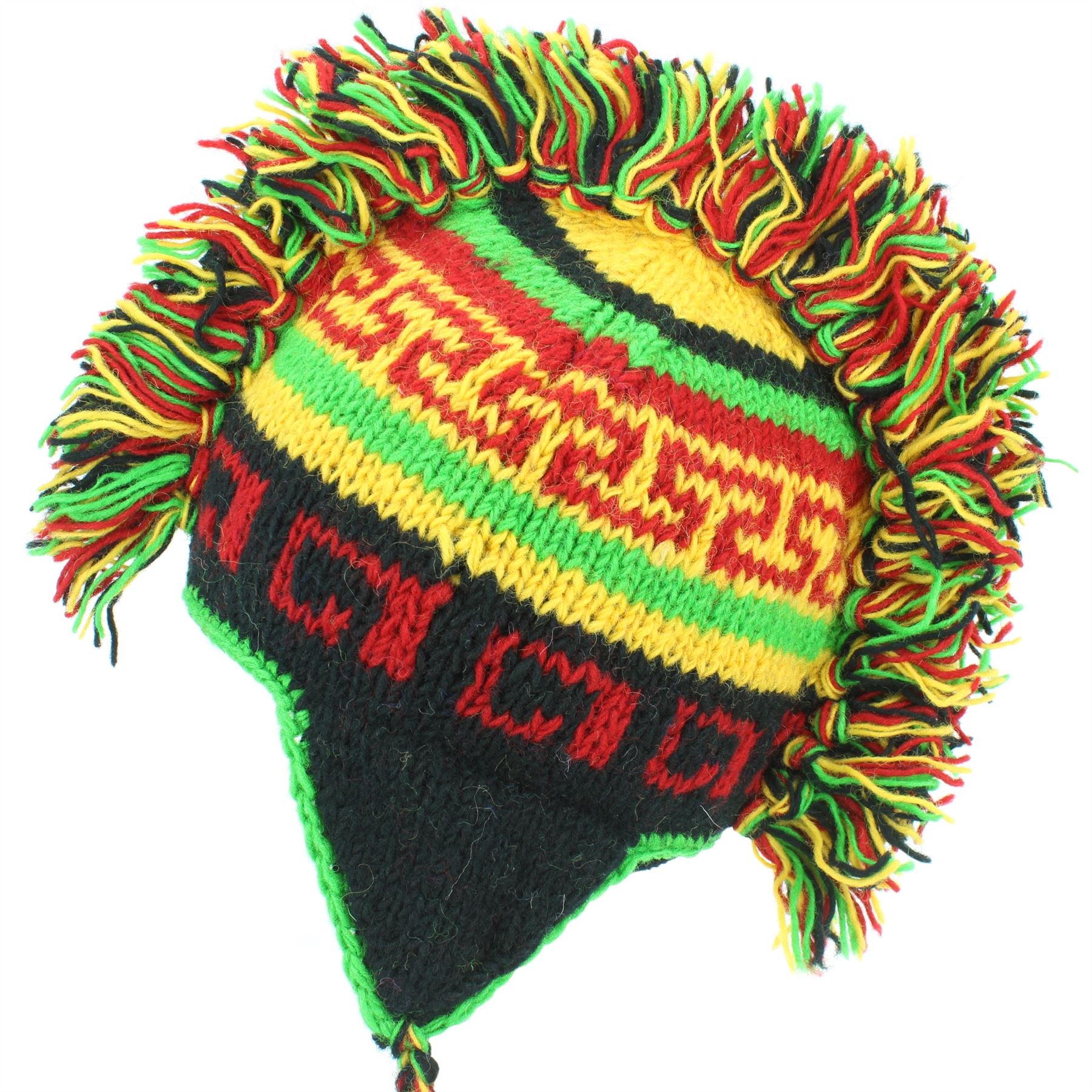 Wool Hat Mohawk Punk Tassels Knitted LoudElephant Men Ladies Warm Winter - Picture 57 of 61