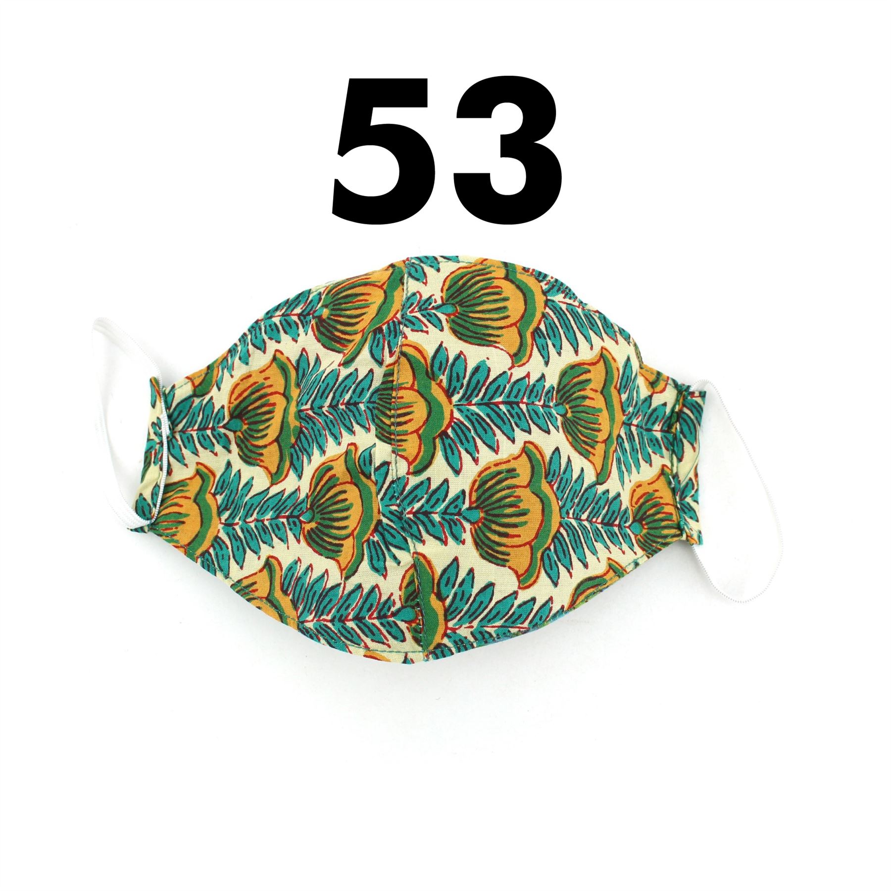 Reversible Lightweight Cotton Face-Mask LoudElephant Soft Covering Sustainable - Picture 54 of 55