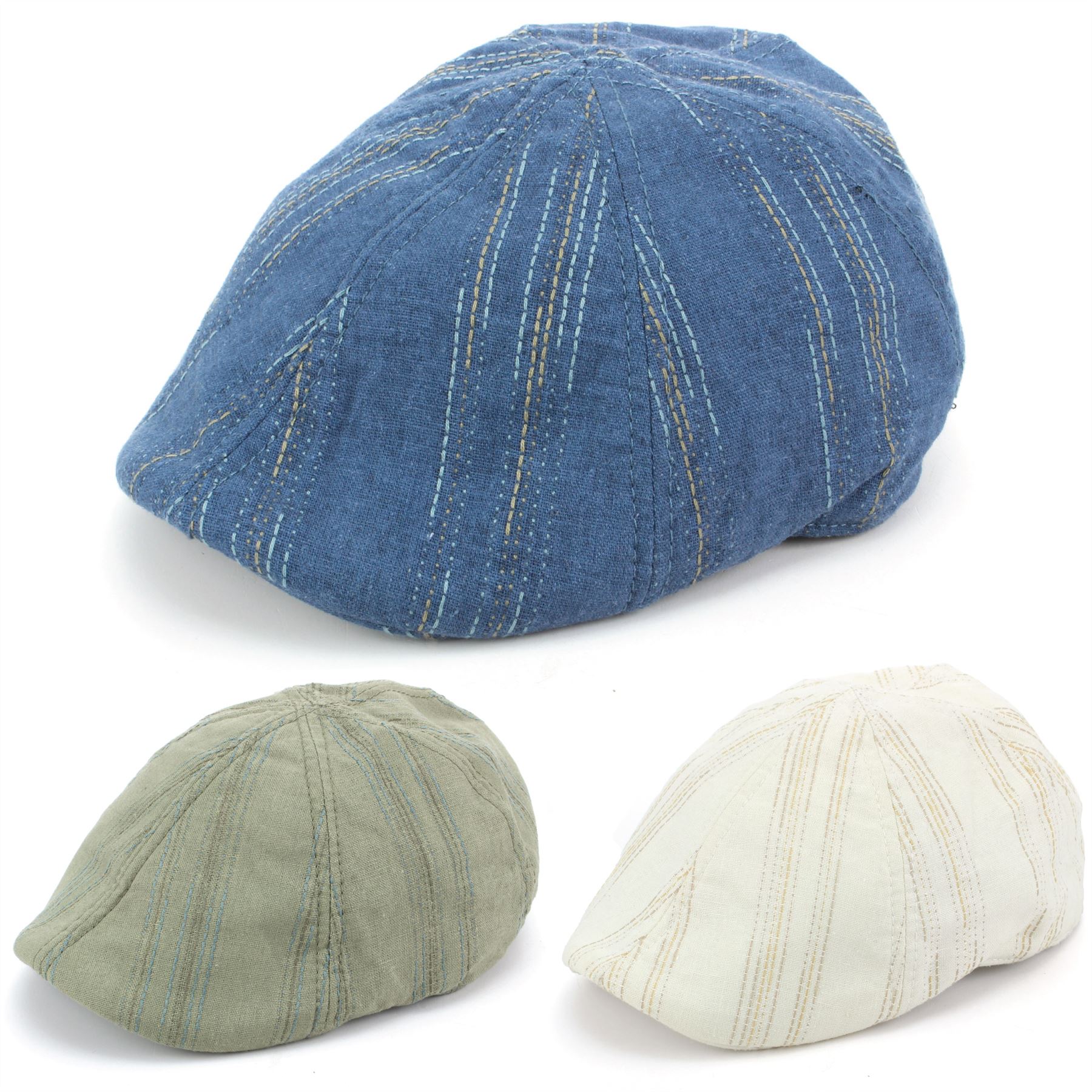 Flat Cap Hat Duckbill Hawkins Cotton Driving Men Ladies Unisex Duck Bill