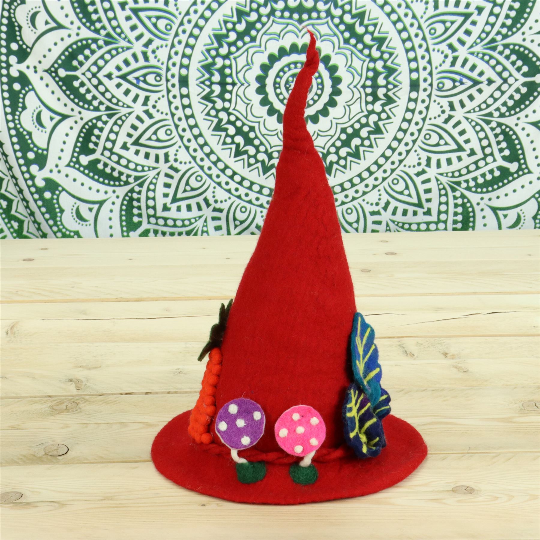Handcrafted Wool Felt Hat from Nepal LoudElephant handmade artisan festival - Picture 99 of 209
