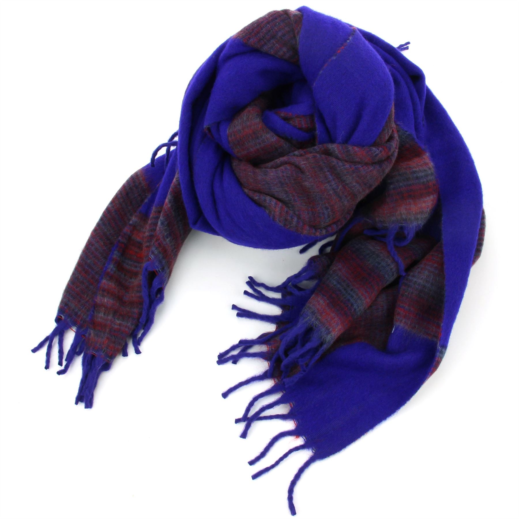 Tibetan Wool Blend Shawl Blanket Wrap Throw Boho Meditation Travel - Picture 140 of 230