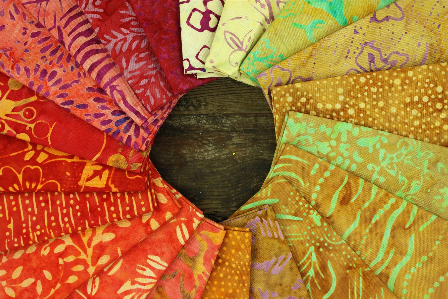 Baumwolle Batik vorgeschnitten Stoff Fat Quarter Quilten Patchwork 20" x 19" verschiedene Größen - Bild 13 von 275