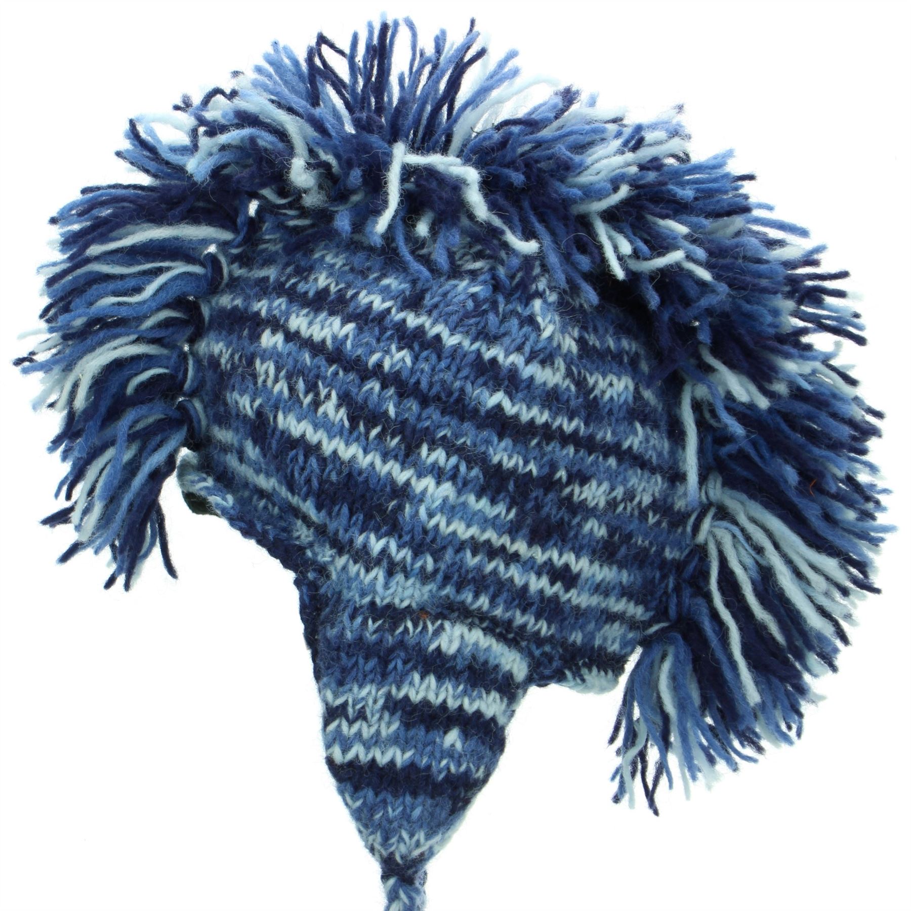 Wool Hat Mohawk Punk Tassels Knitted LoudElephant Men Ladies Warm Winter