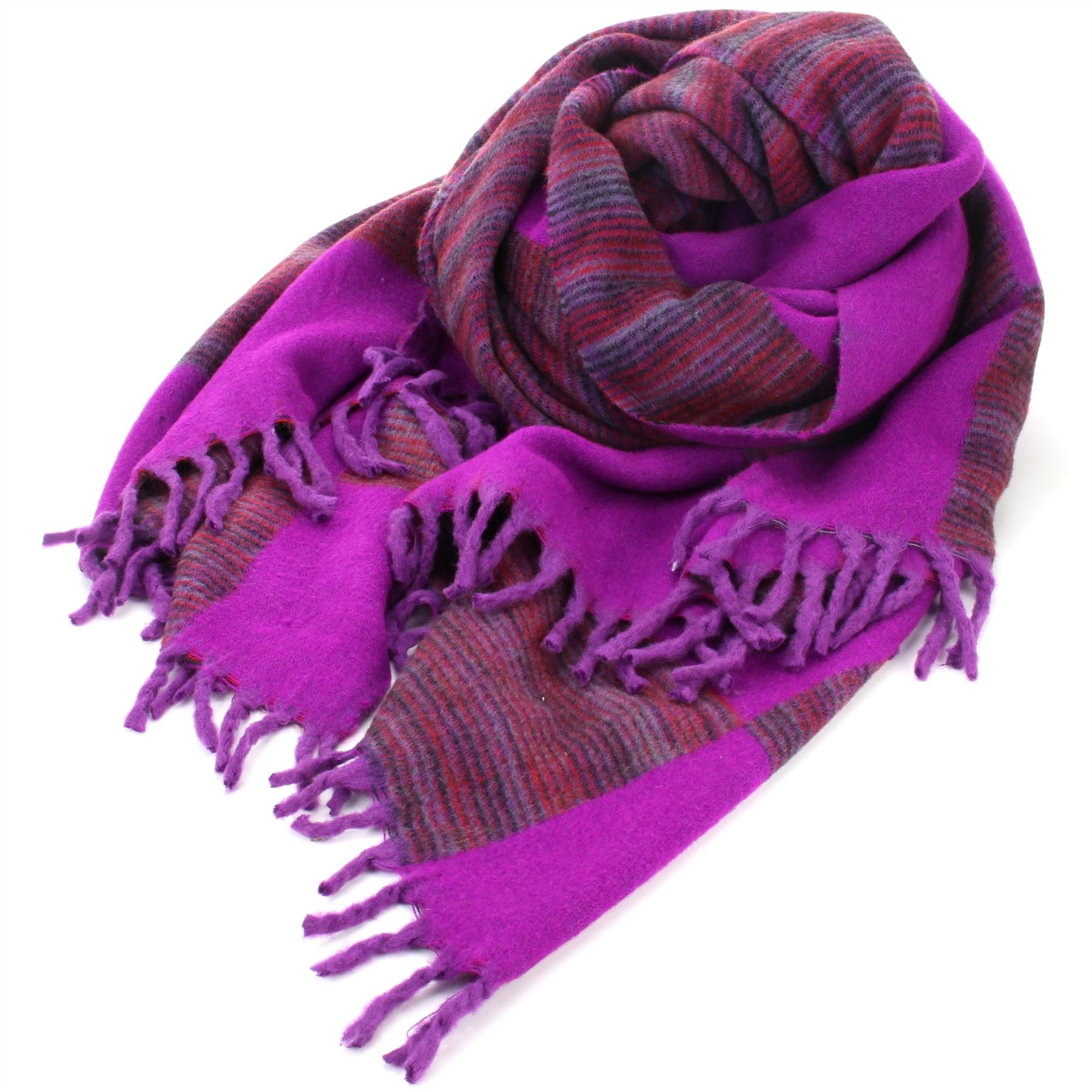 Tibetan Wool Blend Shawl Blanket Wrap Throw Boho Meditation Travel - Picture 210 of 230