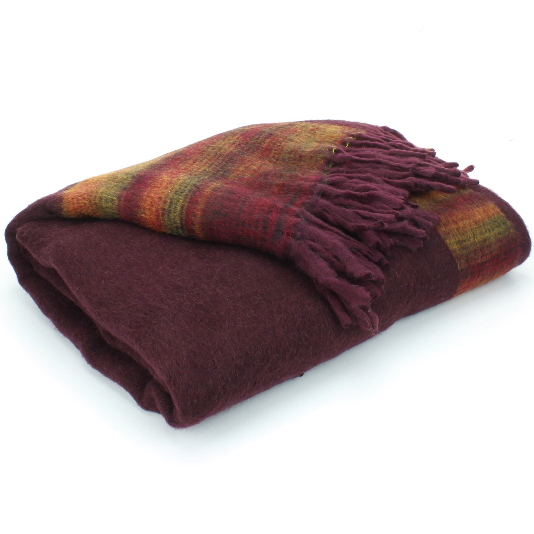 Tibetan Wool Blend Shawl Blanket Wrap Throw Boho Meditation Travel - Picture 78 of 230