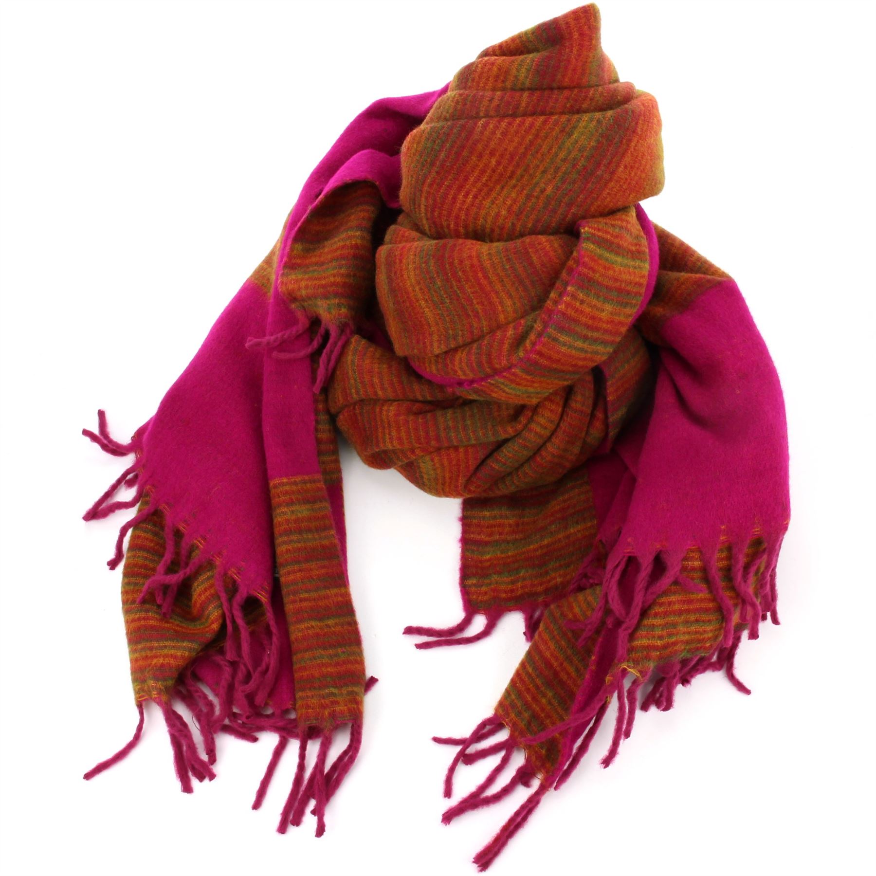 Tibetan Wool Blend Shawl Blanket Wrap Throw Boho Meditation Travel - Picture 198 of 230
