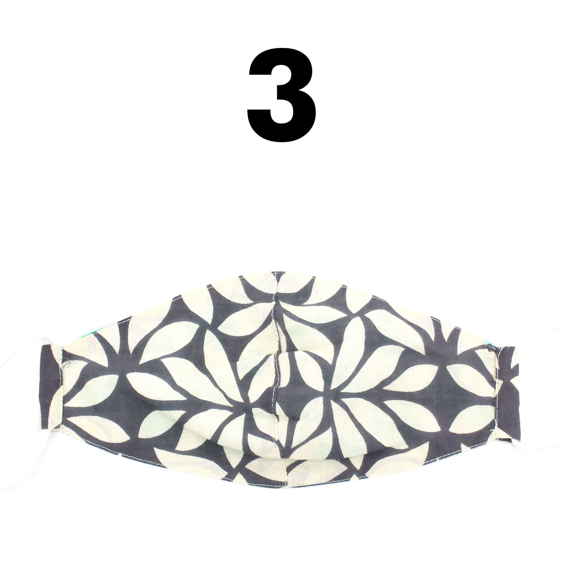 Reversible Lightweight Cotton Face-Mask LoudElephant Soft Covering Sustainable - Picture 4 of 55