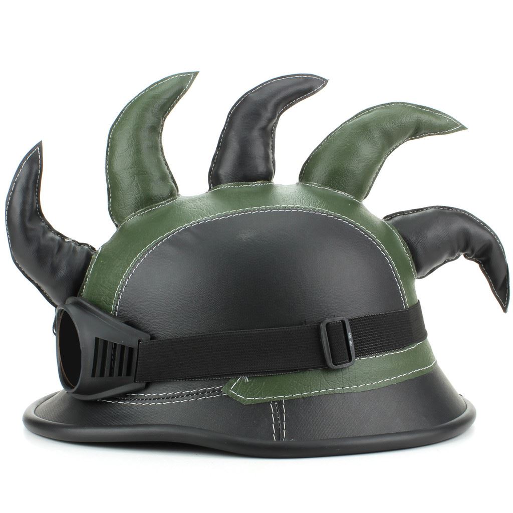 Helmet Hat Horns Spikes Mohawk Punk 