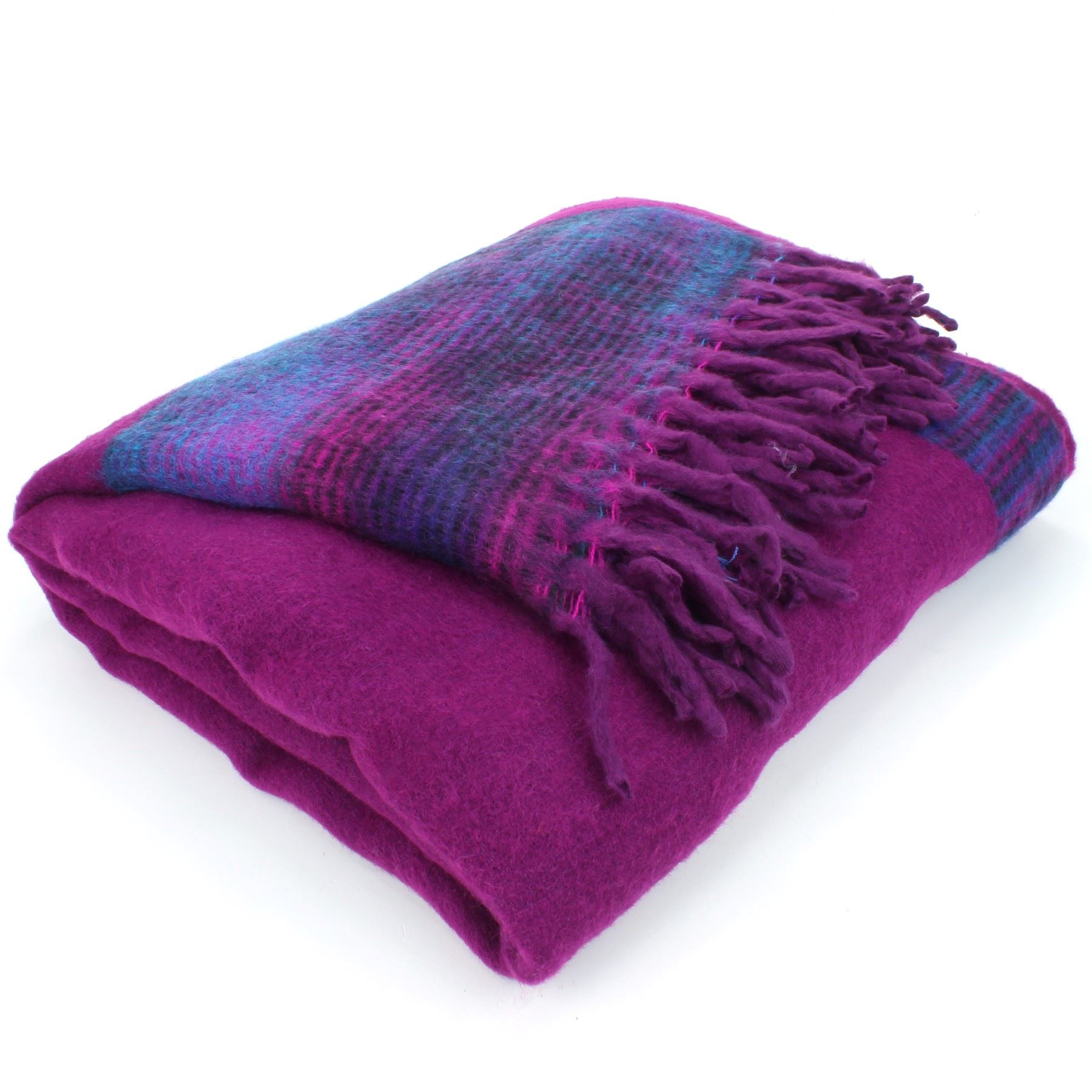 Tibetan Wool Blend Shawl Blanket Wrap Throw Boho Meditation Travel - Picture 114 of 230