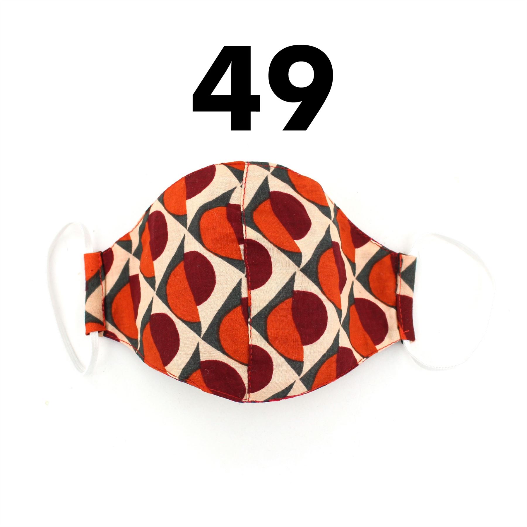 Reversible Lightweight Cotton Face-Mask LoudElephant Soft Covering Sustainable - Picture 50 of 55