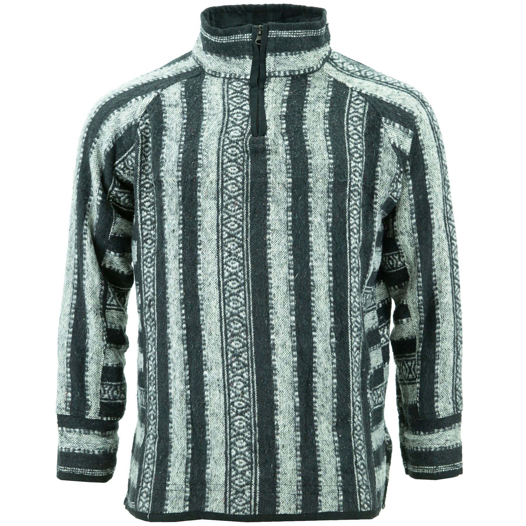 Brushed Cotton Jacket Cardigan LoudElephant Hoody Hippy Jumper Zipped Pullover - Picture 8 of 19
