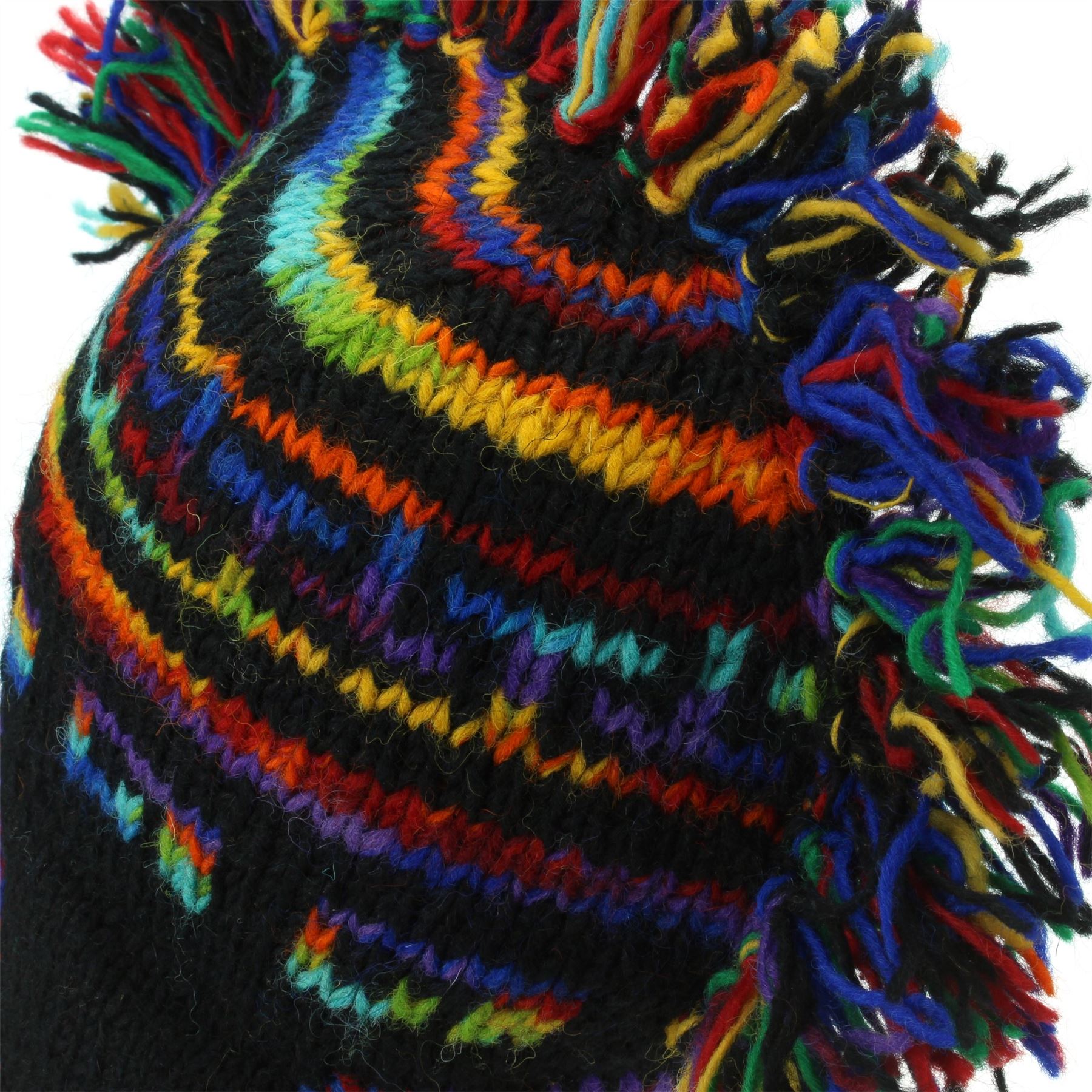 Wool Hat Mohawk Punk Tassels Knitted LoudElephant Men Ladies Warm Winter - Picture 8 of 61