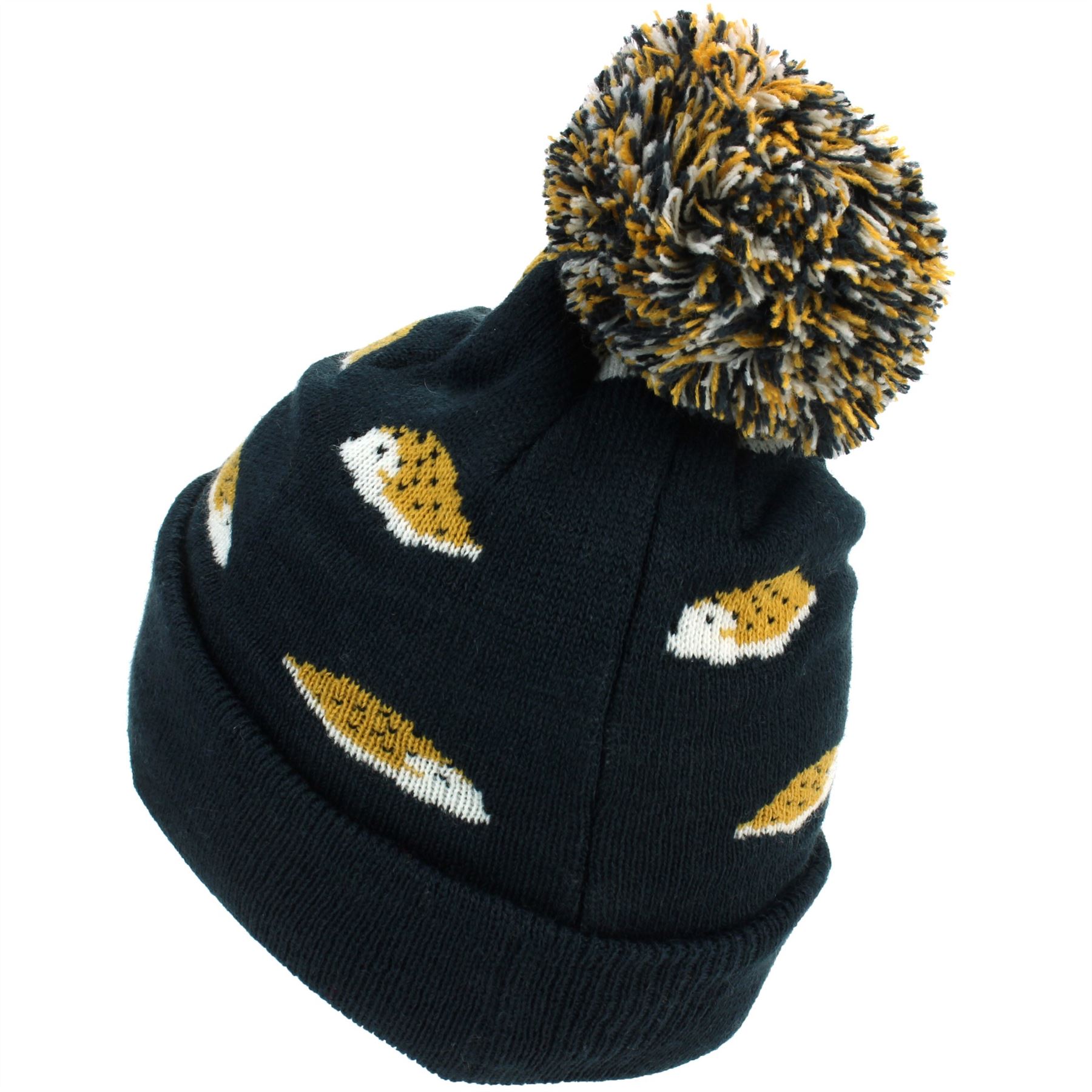 Kids Animal Bobble Beanie Hat Jiglz Knitted Cap Warm Pom Winter - Picture 6 of 7