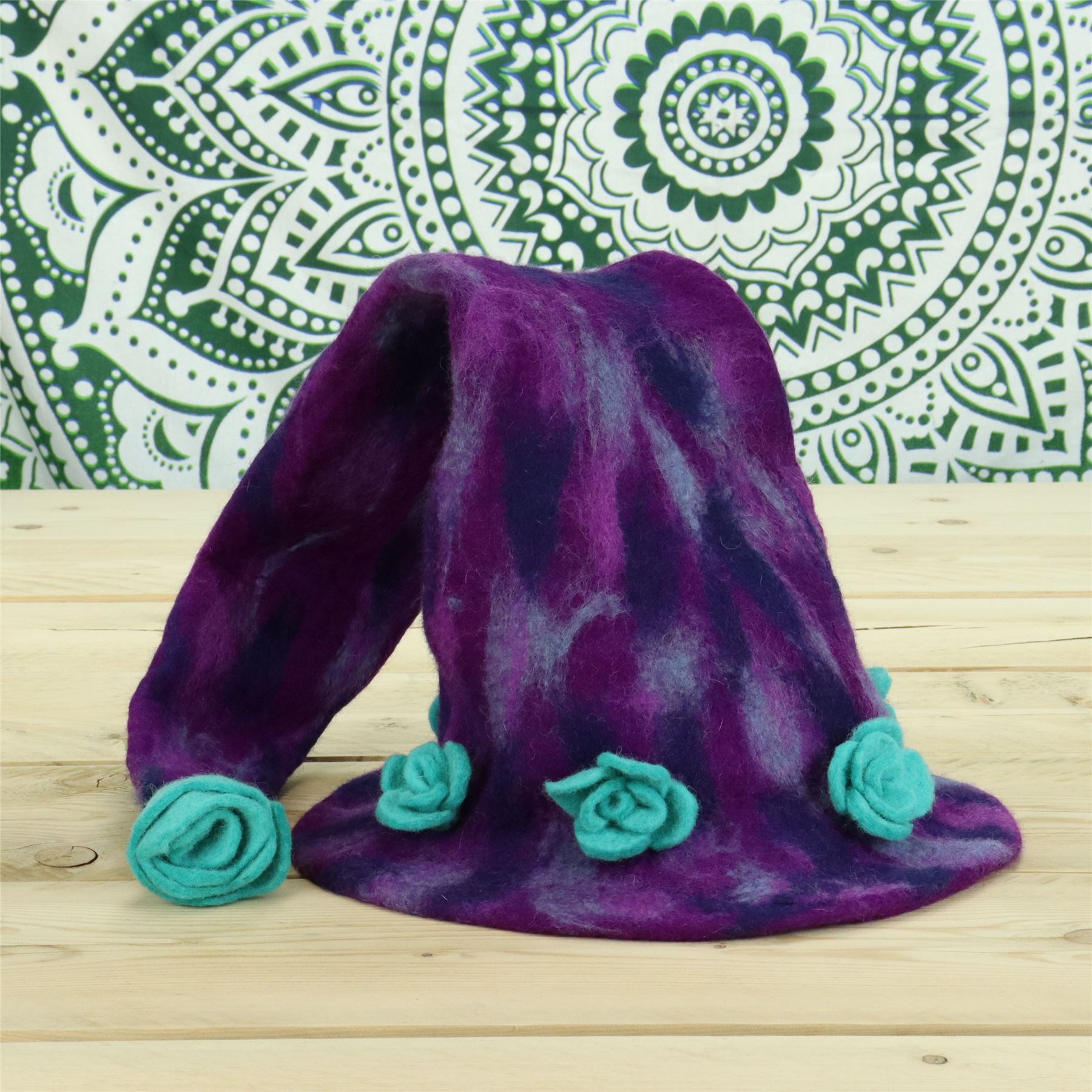 Handcrafted Wool Felt Hat from Nepal LoudElephant handmade artisan festival - Picture 80 of 209