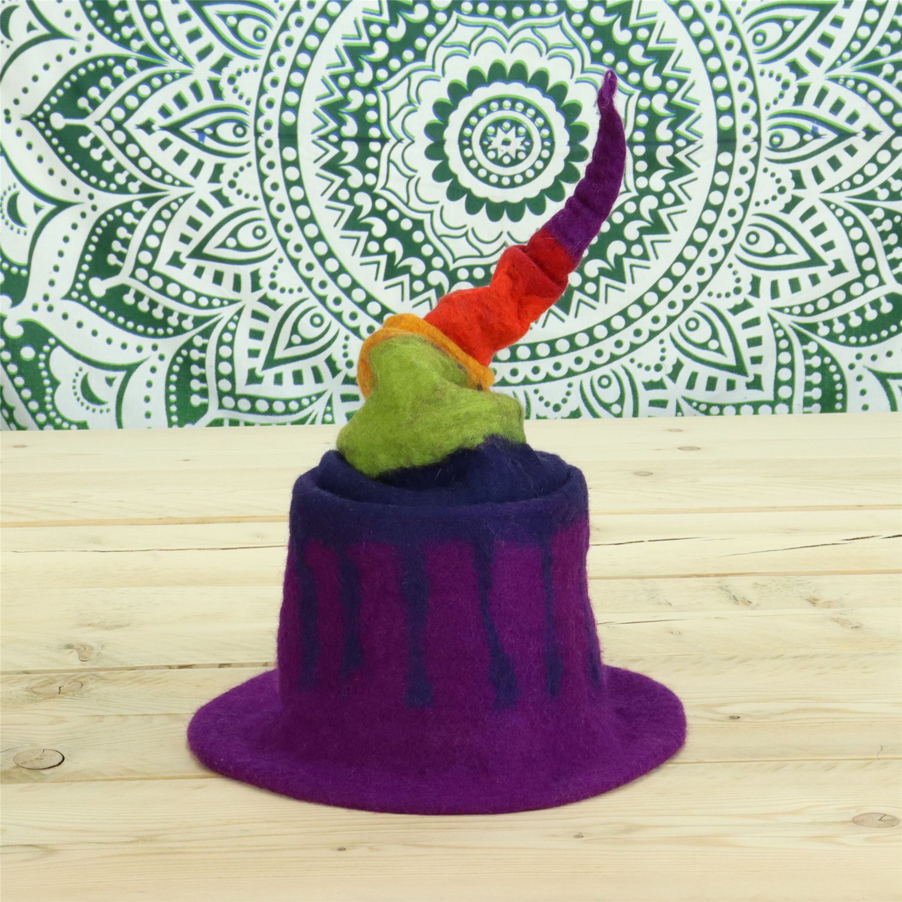 Handcrafted Wool Felt Hat from Nepal LoudElephant handmade artisan festival - Picture 128 of 209
