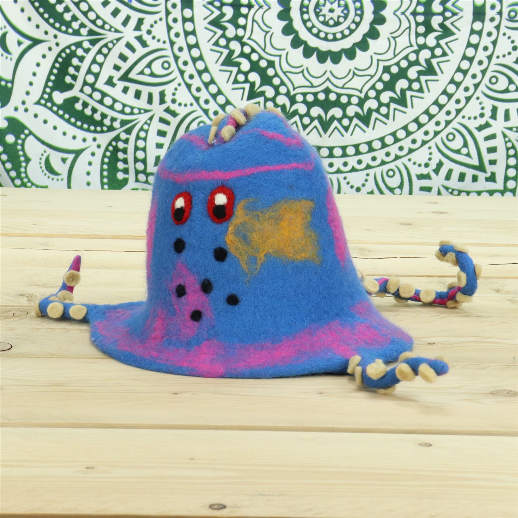Handcrafted Wool Felt Hat from Nepal LoudElephant handmade artisan festival - Picture 12 of 209