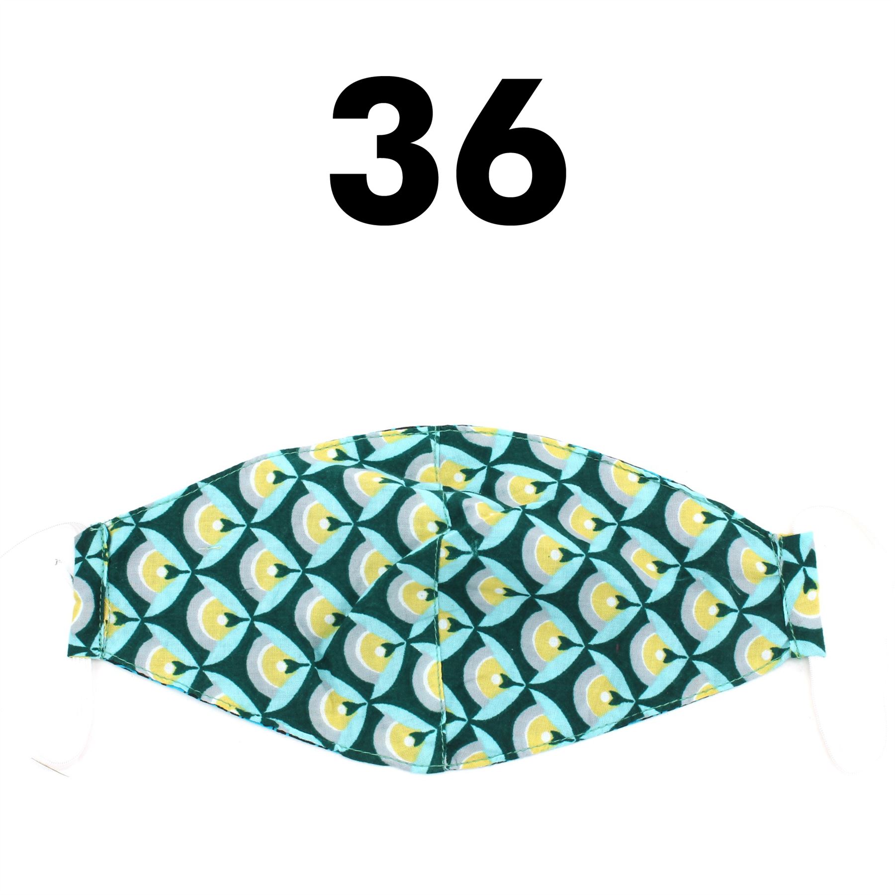 Reversible Lightweight Cotton Face-Mask LoudElephant Soft Covering Sustainable - Picture 37 of 55