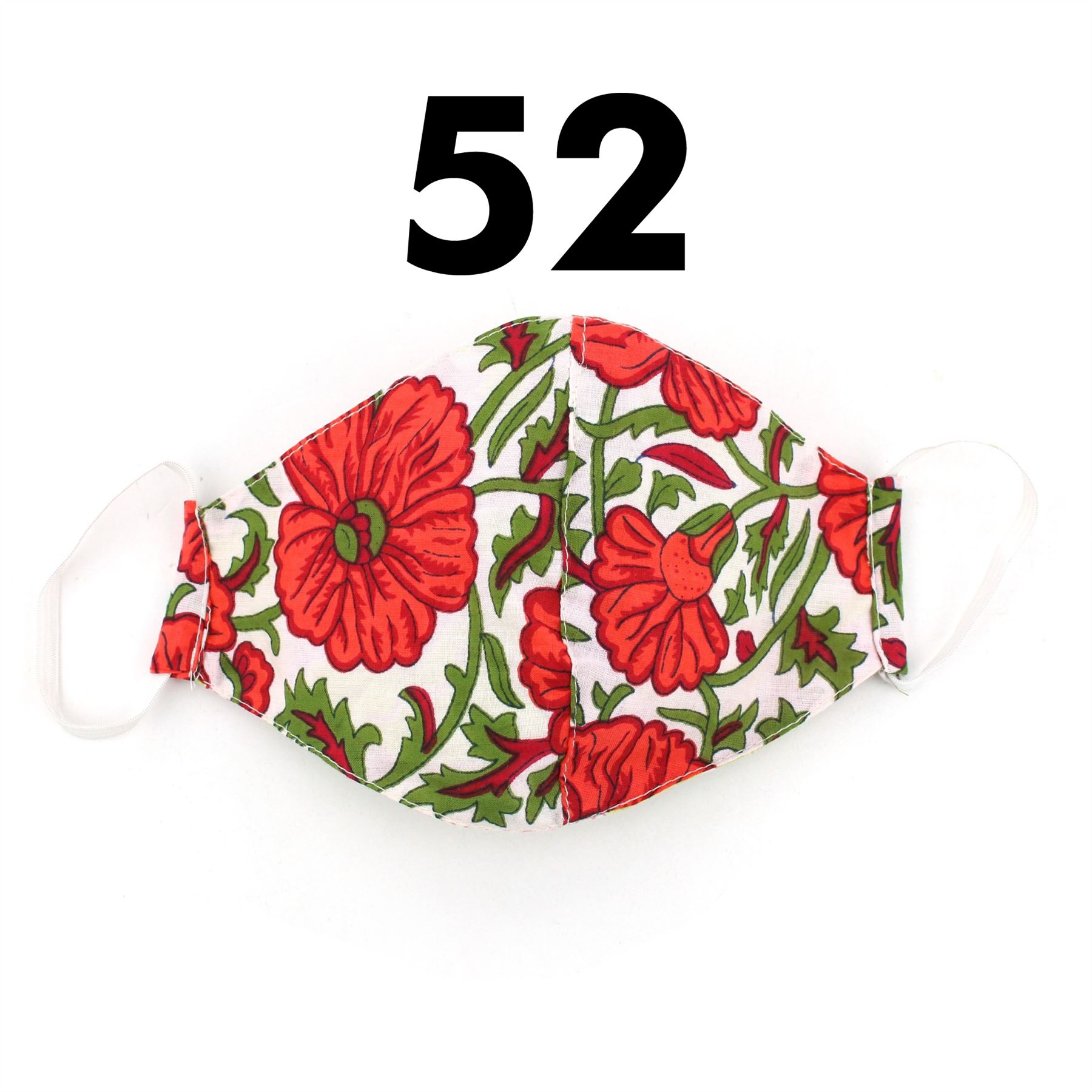 Reversible Lightweight Cotton Face-Mask LoudElephant Soft Covering Sustainable - Picture 53 of 55
