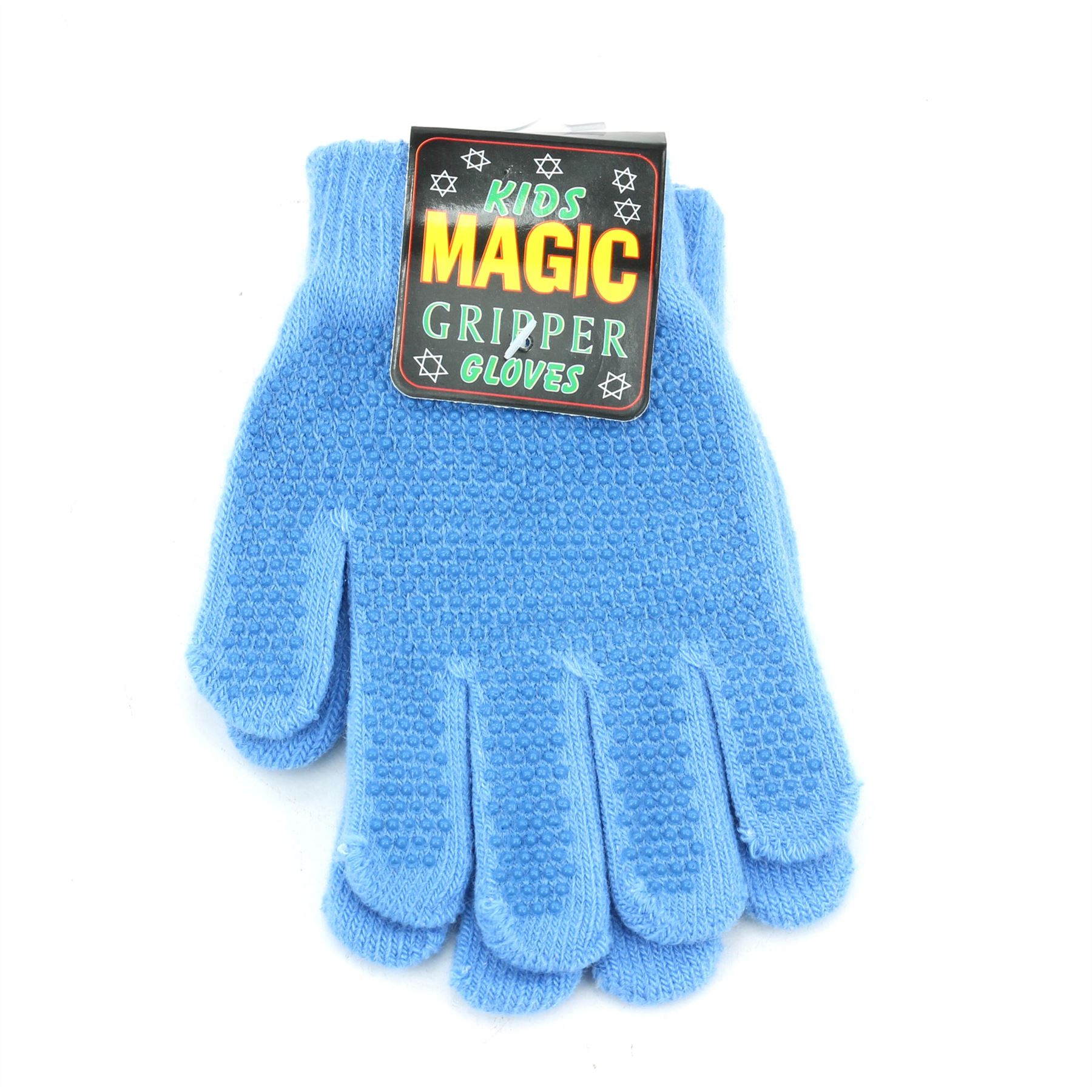 Kids Gripper Stretchy Gloves Magic Gloves Knitted Warm Non-Slip Winter Children - Picture 4 of 8