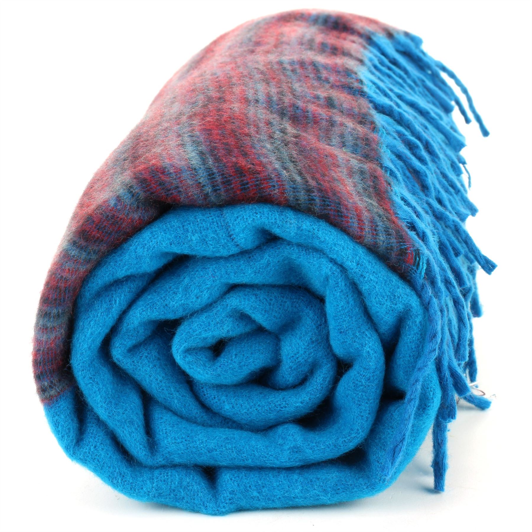 Tibetan Wool Blend Shawl Blanket Wrap Throw Boho Meditation Travel - Picture 135 of 230