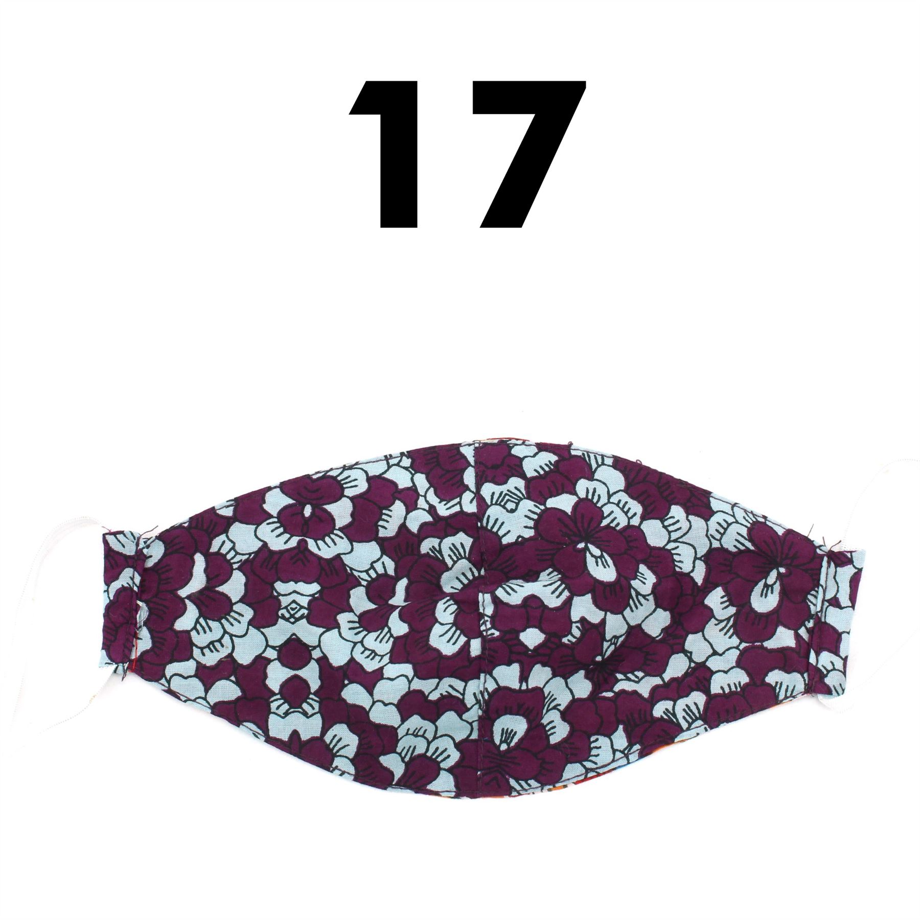 Reversible Lightweight Cotton Face-Mask LoudElephant Soft Covering Sustainable - Picture 18 of 55