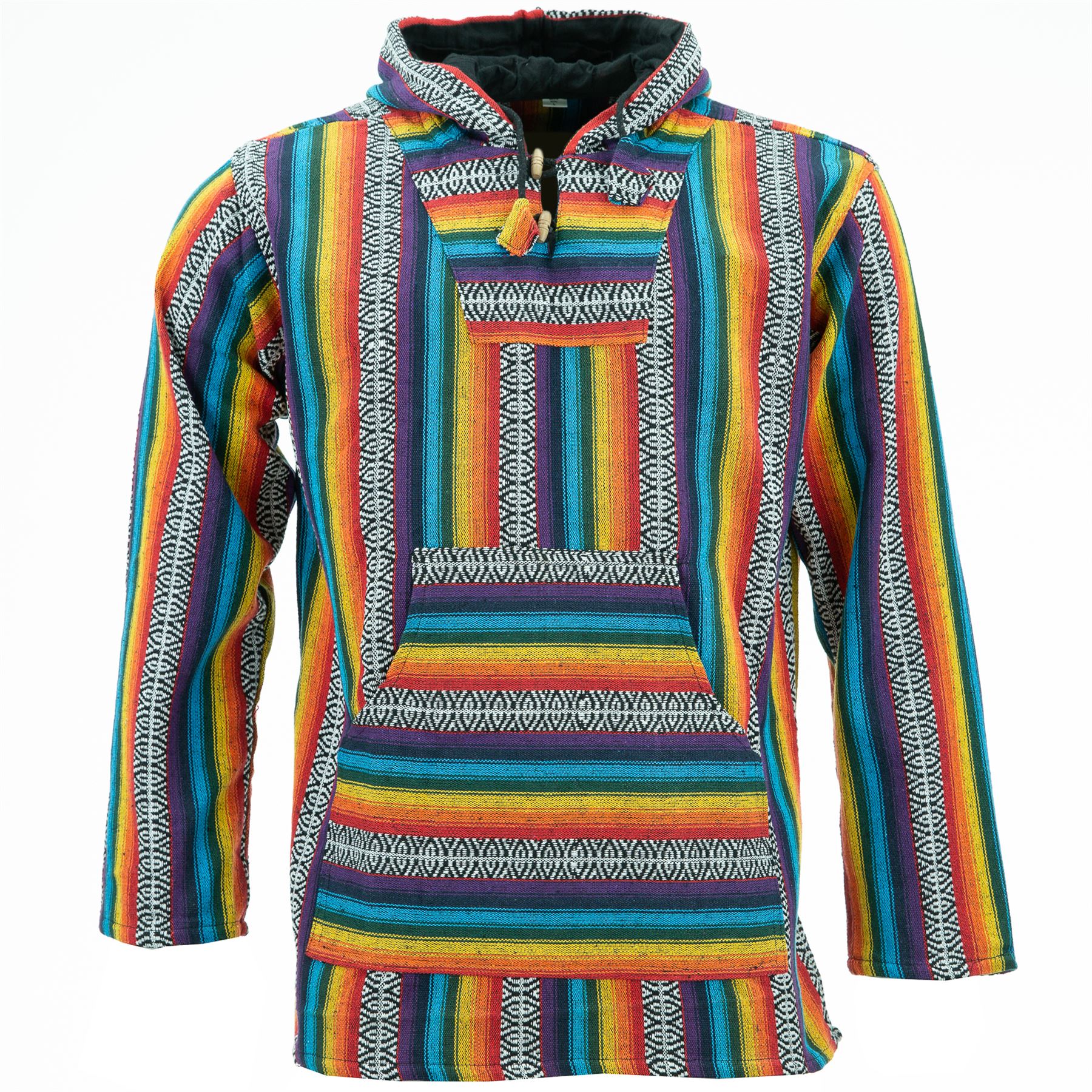 rainbow baja pullover