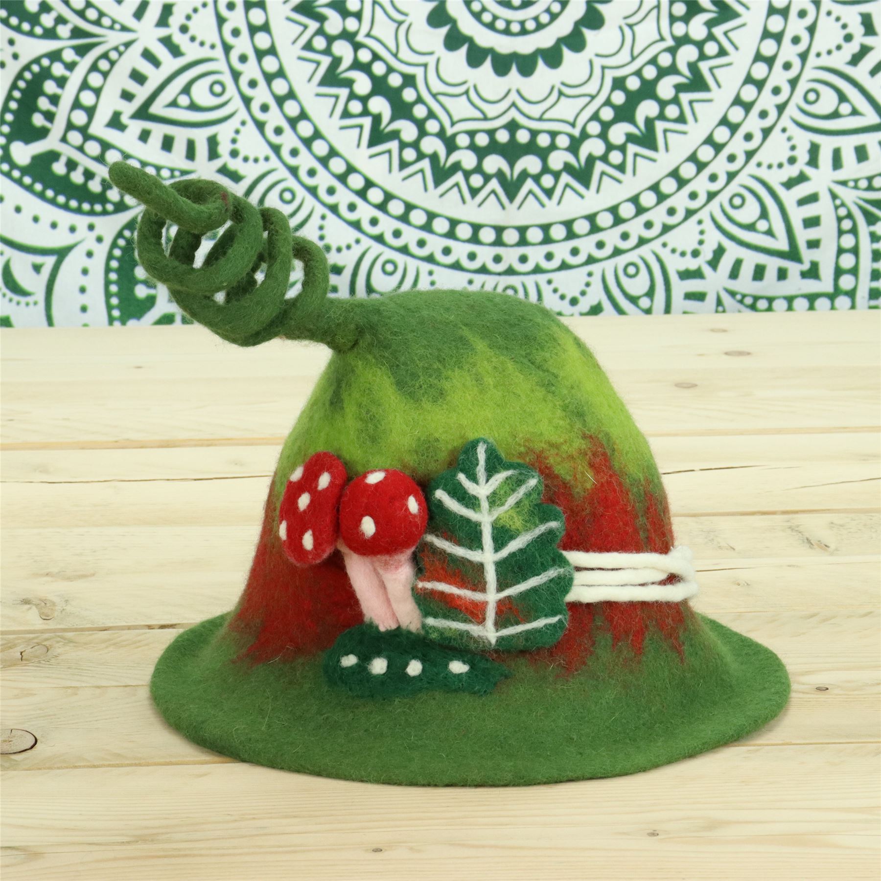 Handcrafted Wool Felt Hat from Nepal LoudElephant handmade artisan festival - Picture 208 of 209