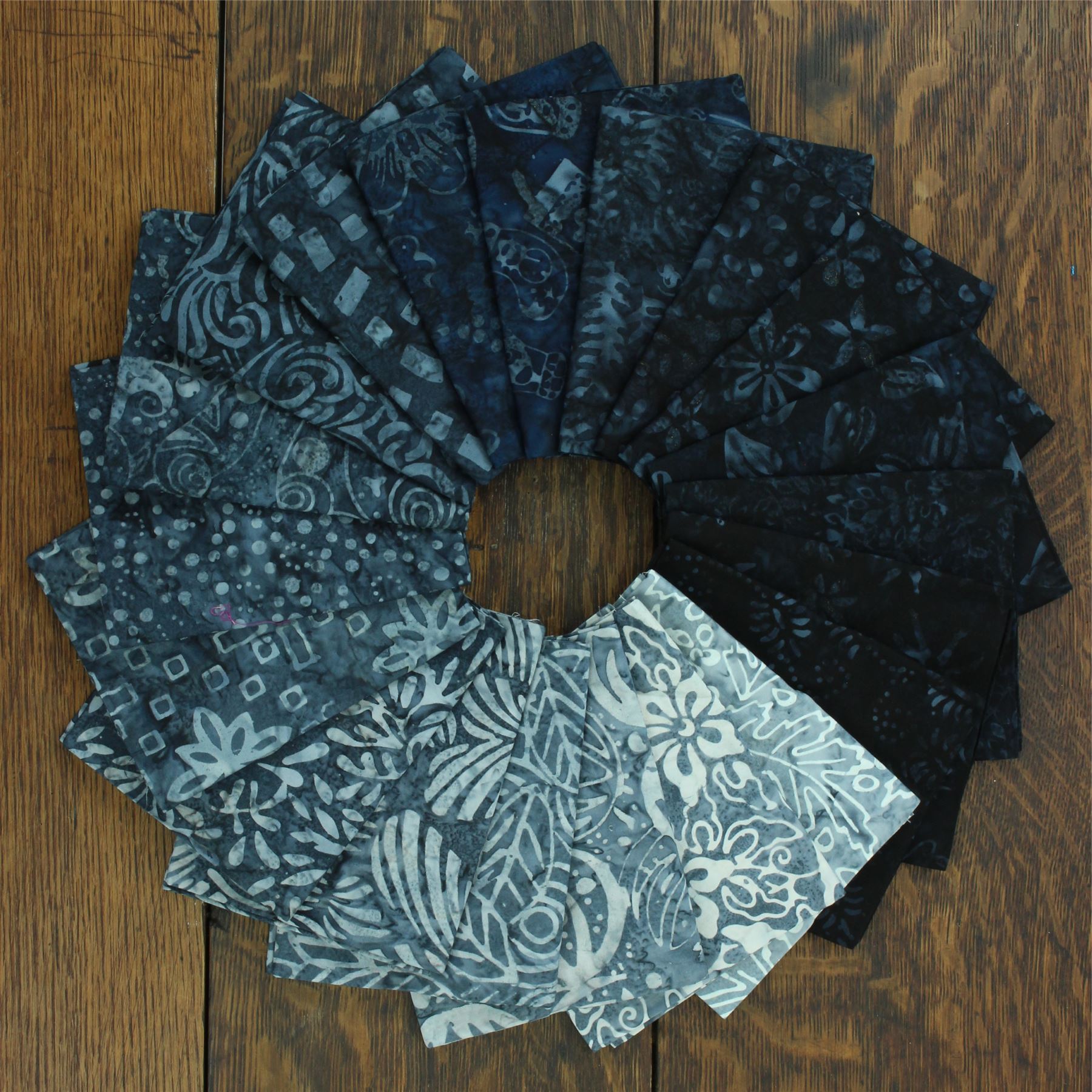 Cotton Batik PreCut Fabric Fat Quarter Quilting Patchwork 20 Piece 20"x19" - Picture 7 of 76