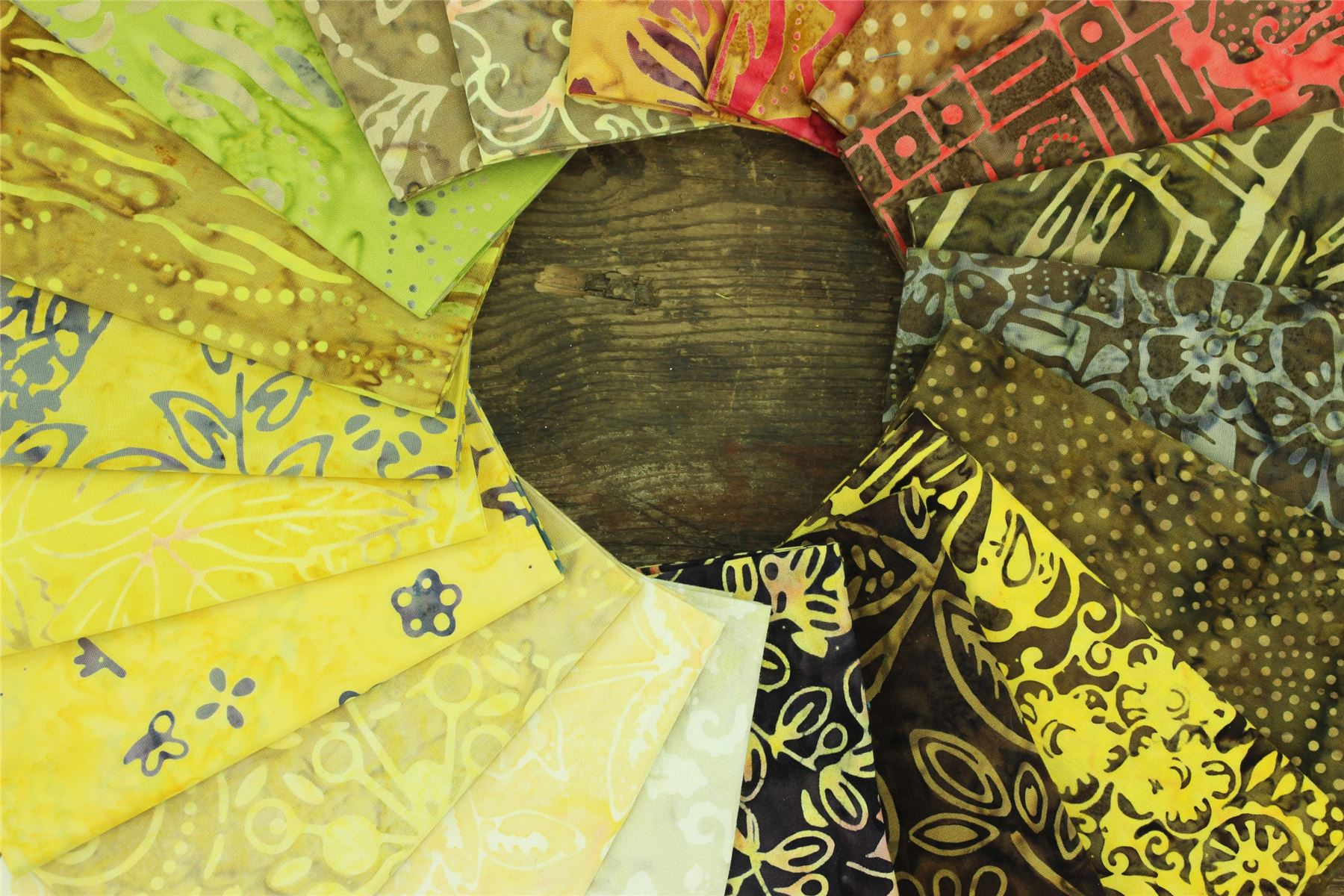 Baumwolle Batik vorgeschnitten Stoff Fat Quarter Quilten Patchwork 20" x 19" verschiedene Größen - Bild 7 von 275