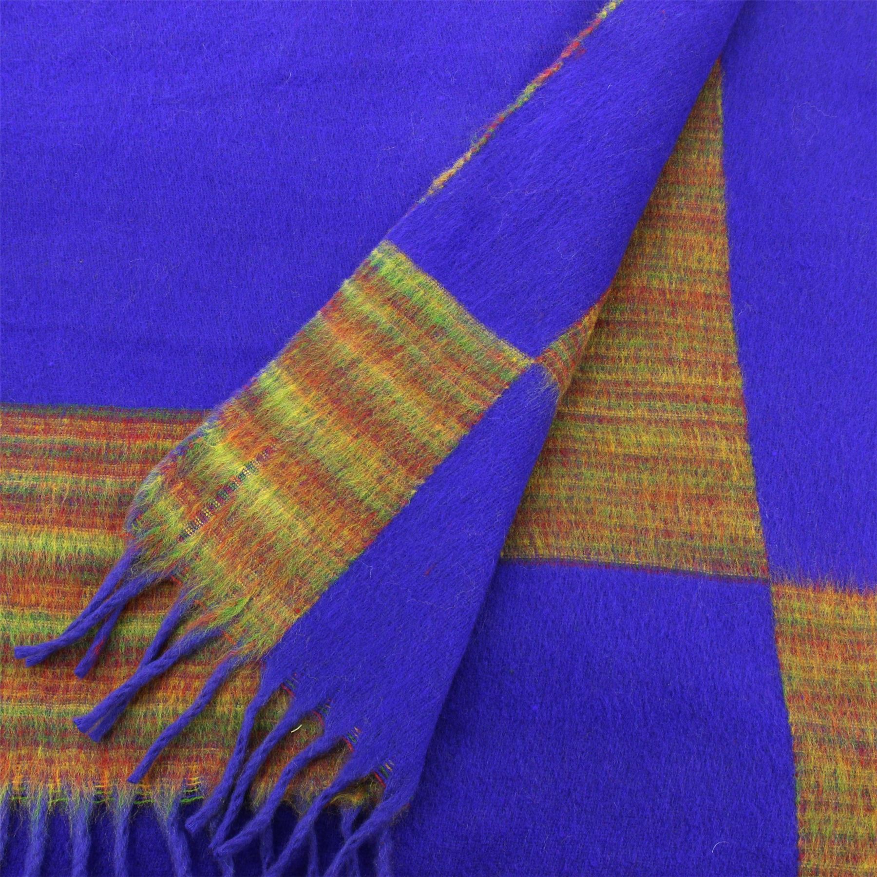 Tibetan Wool Blend Shawl Blanket Wrap Throw Boho Meditation Travel - Picture 149 of 230