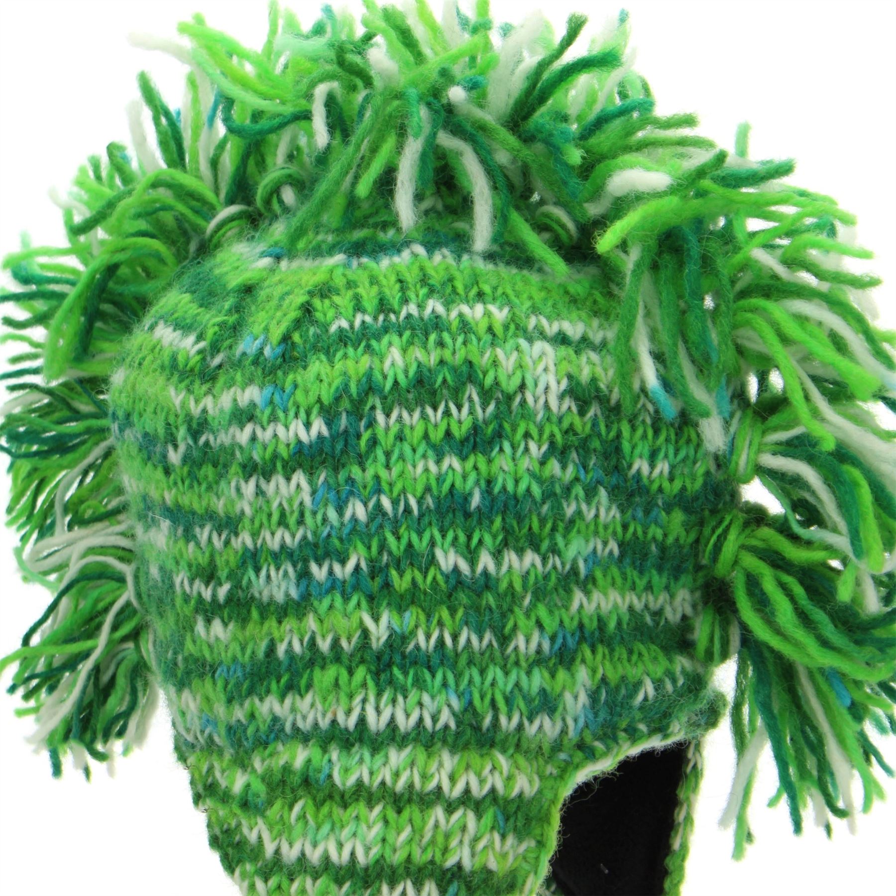 Wool Hat Mohawk Punk Tassels Knitted LoudElephant Men Ladies Warm Winter - Picture 28 of 61