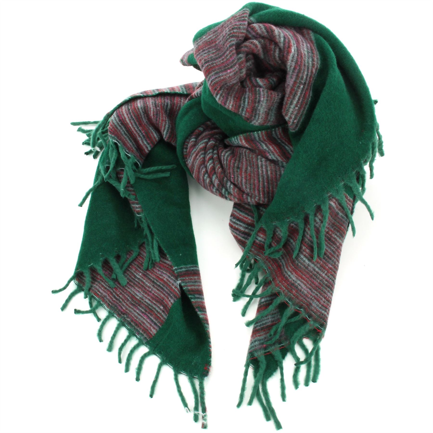 Tibetan Wool Blend Shawl Blanket Wrap Throw Boho Meditation Travel - Picture 156 of 230