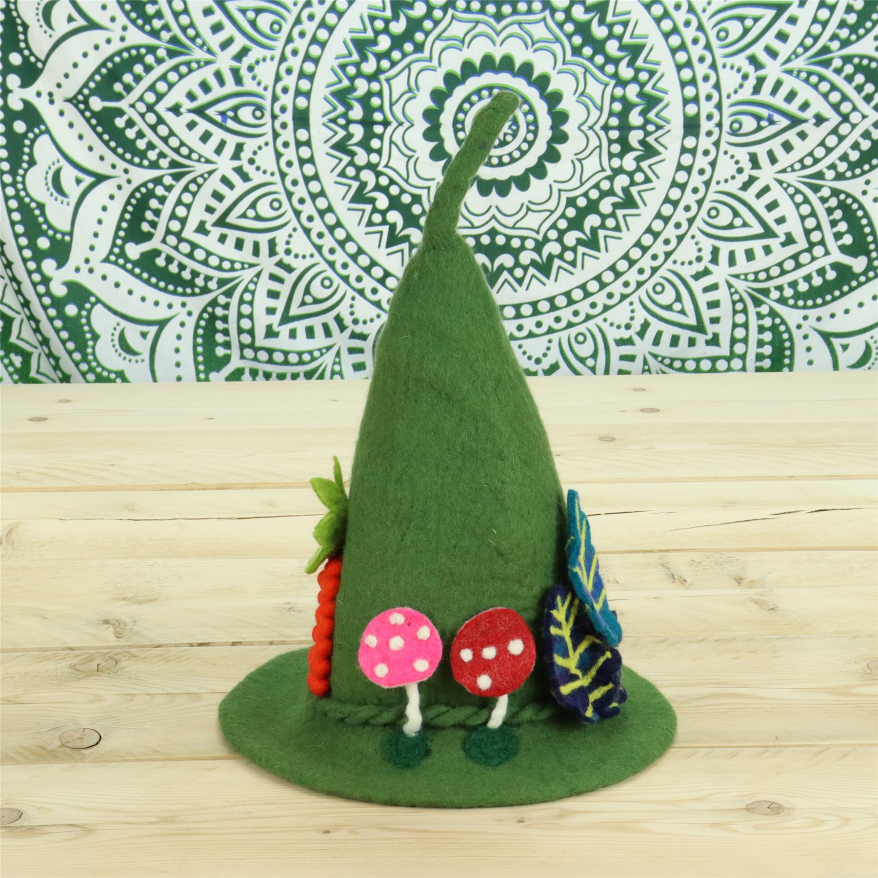 Handcrafted Wool Felt Hat from Nepal LoudElephant handmade artisan festival - Picture 94 of 209