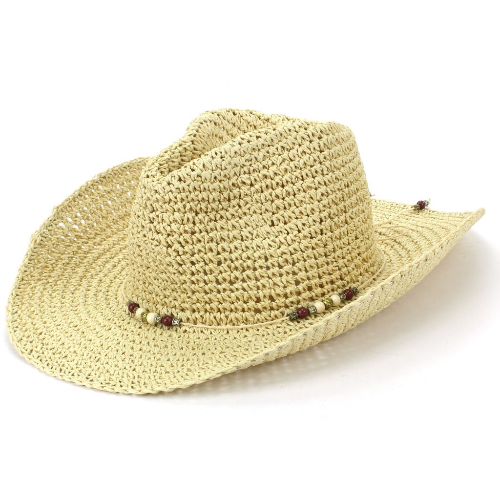 packable cowboy sun hat