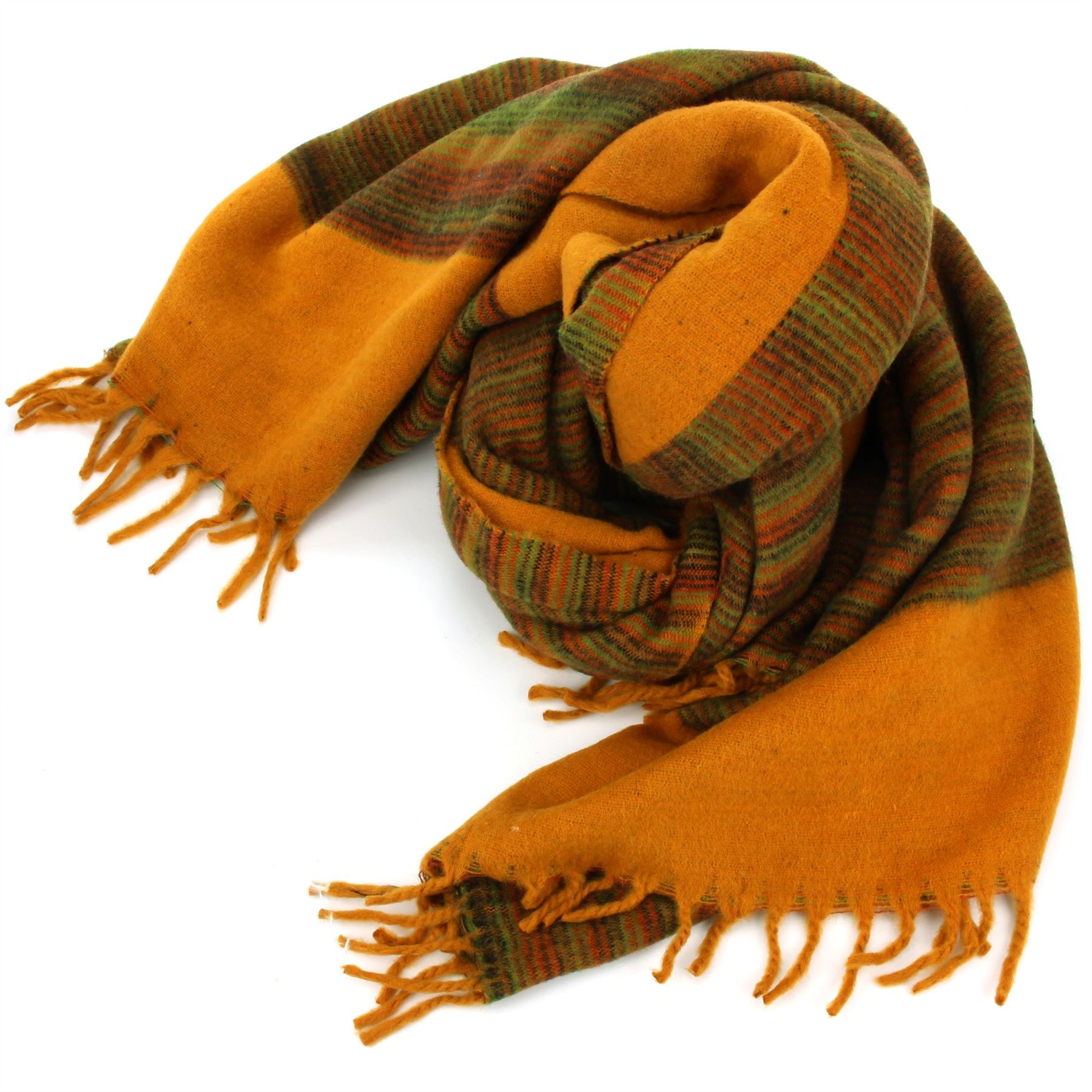 Tibetan Wool Blend Shawl Blanket Wrap Throw Boho Meditation Travel - Picture 180 of 230