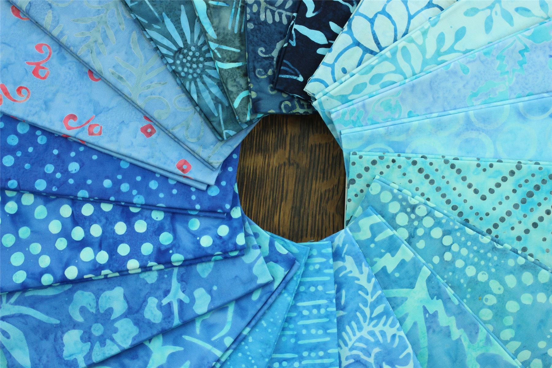 Baumwolle Batik vorgeschnitten Stoff Fat Quarter Quilten Patchwork 20" x 19" verschiedene Größen - Bild 28 von 275