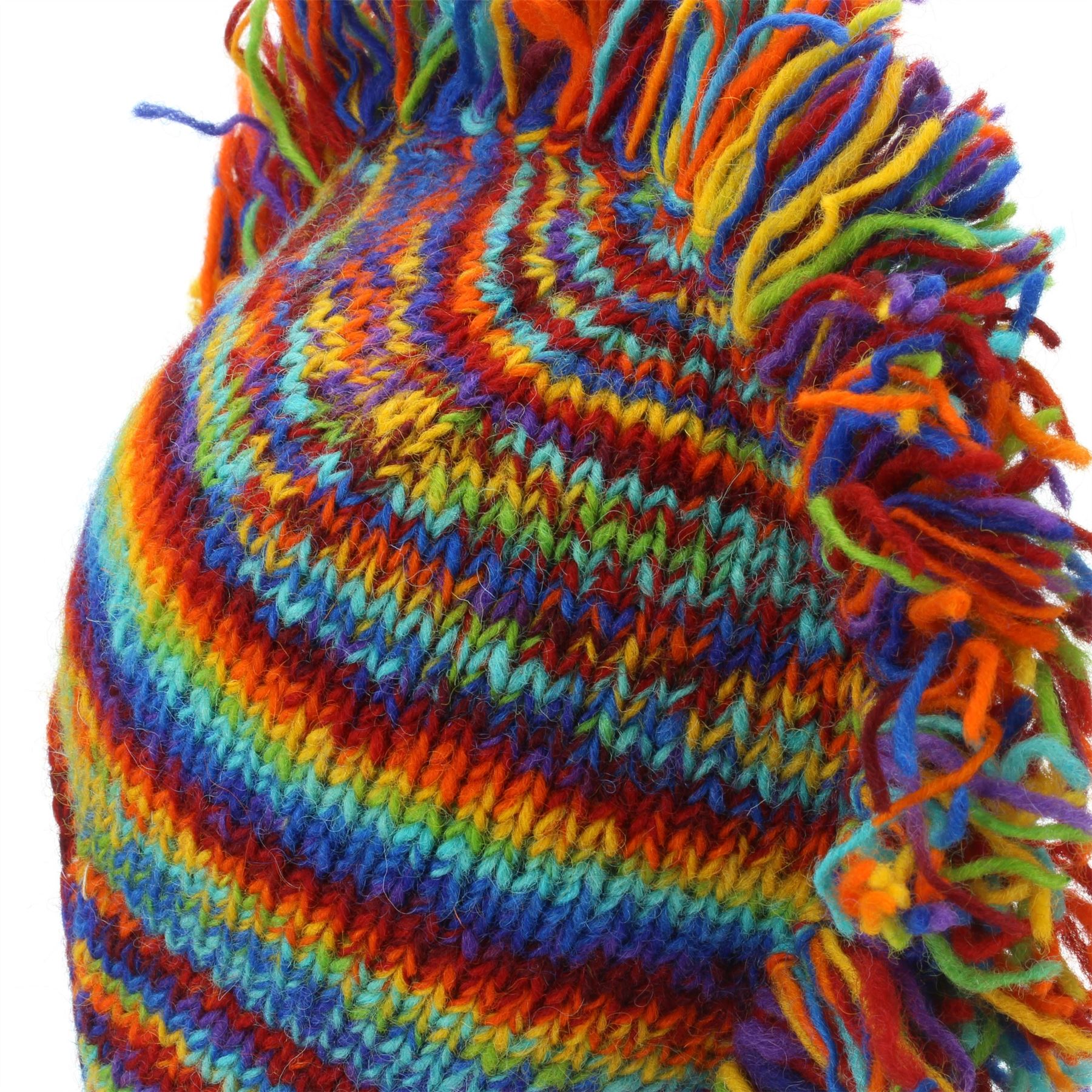 Wool Hat Mohawk Punk Tassels Knitted LoudElephant Men Ladies Warm Winter - Picture 51 of 61