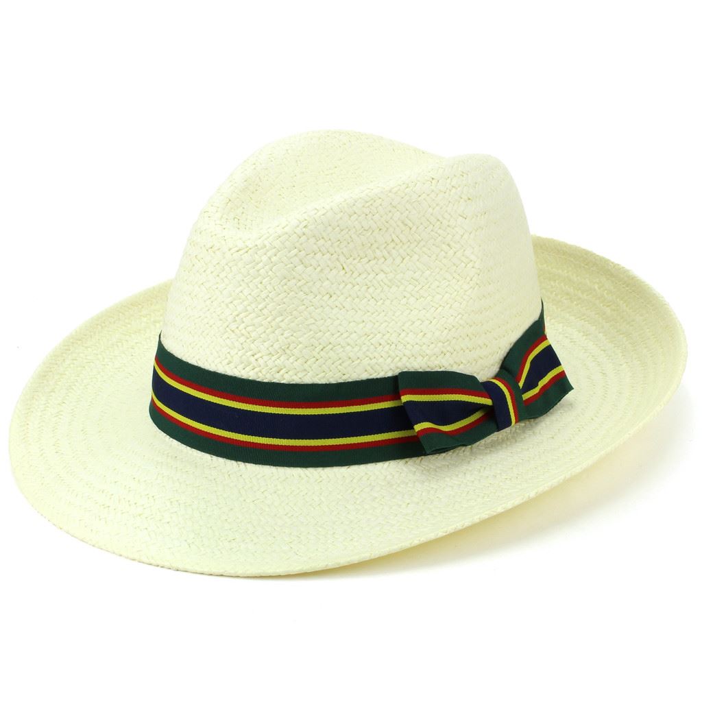 Hat Panama Straw Fedora Trilby Cap Sun Travel Brim Wide Mens Ladies