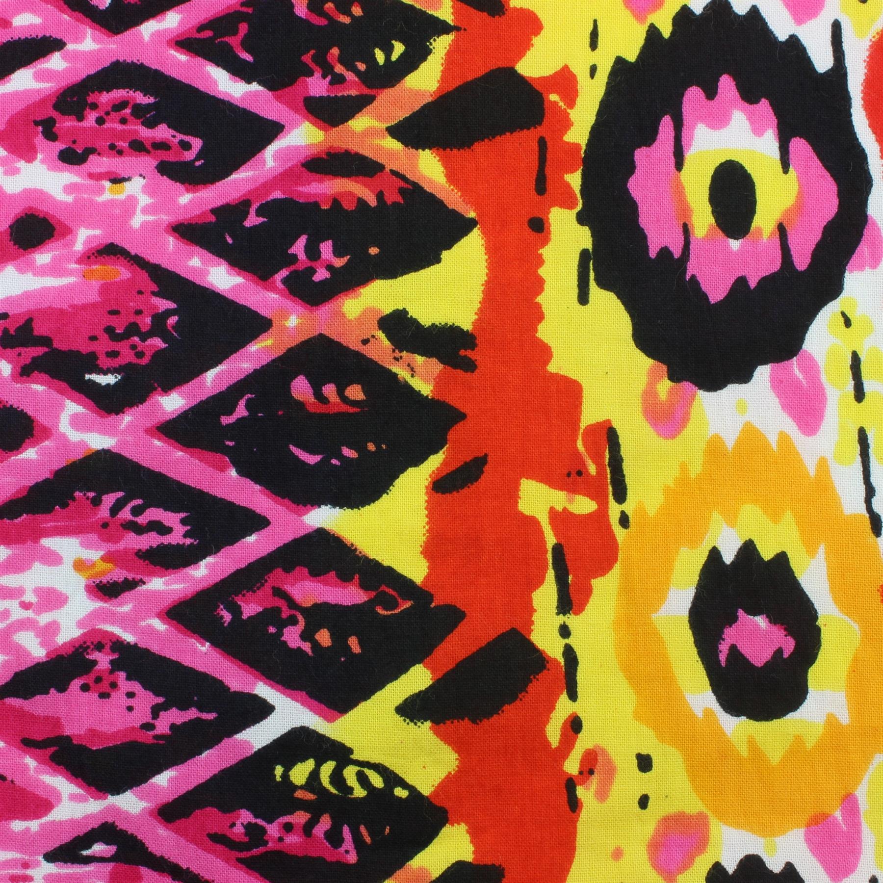 Regular Fit Short Sleeve Shirt Loud Originals Abstract Trippy Psychedelic Print - Picture 18 of 18