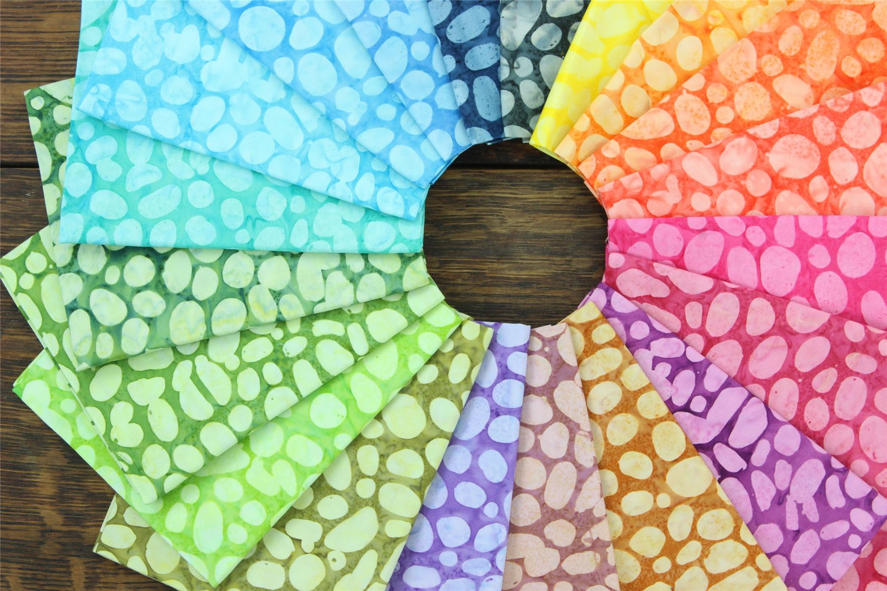 Cotton Batik PreCut Fabric Fat Quarter Quilting Patchwork 20 Piece 20"x19" - Picture 44 of 76