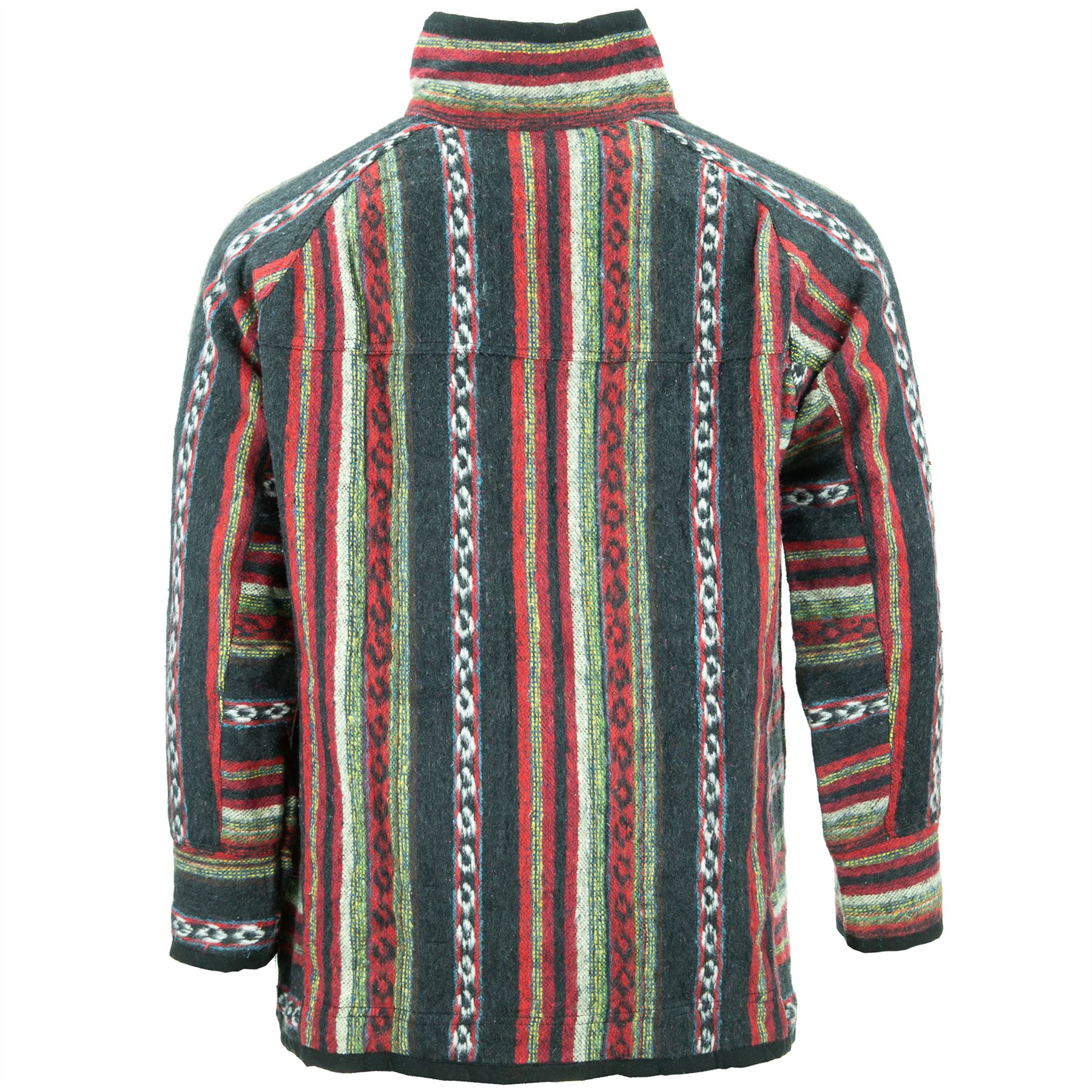 Brushed Cotton Jacket Cardigan LoudElephant Hoody Hippy Jumper Zipped Pullover - Picture 6 of 19