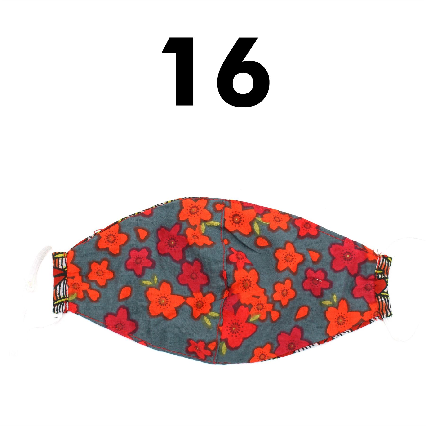 Reversible Lightweight Cotton Face-Mask LoudElephant Soft Covering Sustainable - Picture 17 of 55
