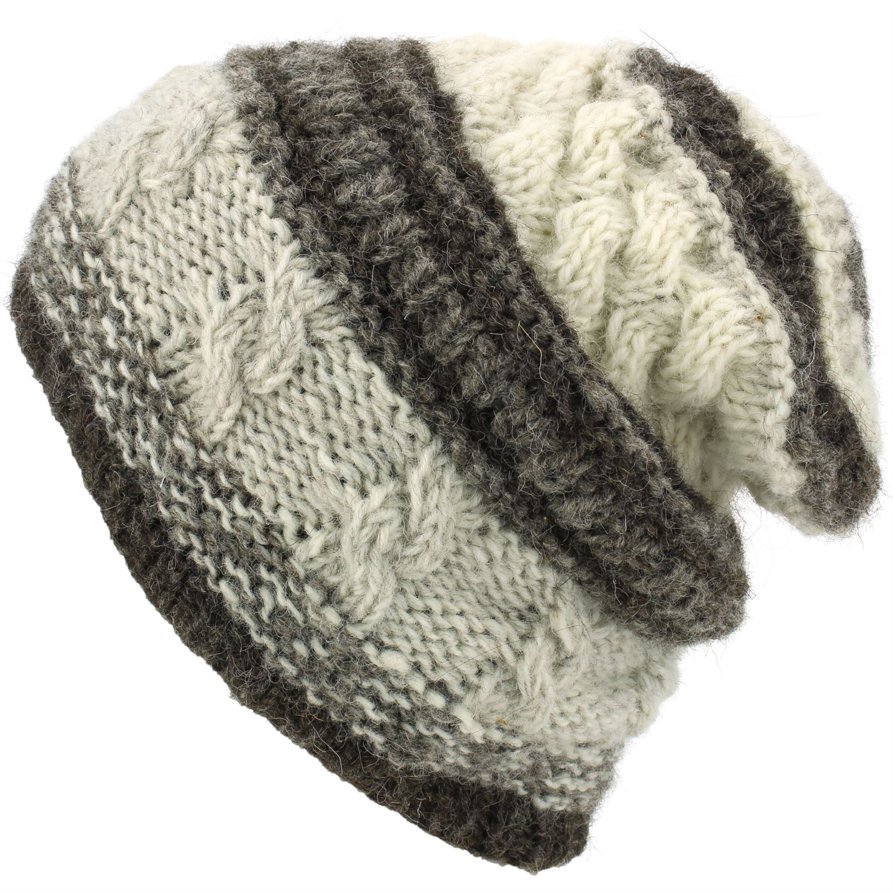 Wool Knit Beanie Hat LoudElephant Knitted Cap Warm Bean Winter - Picture 17 of 22