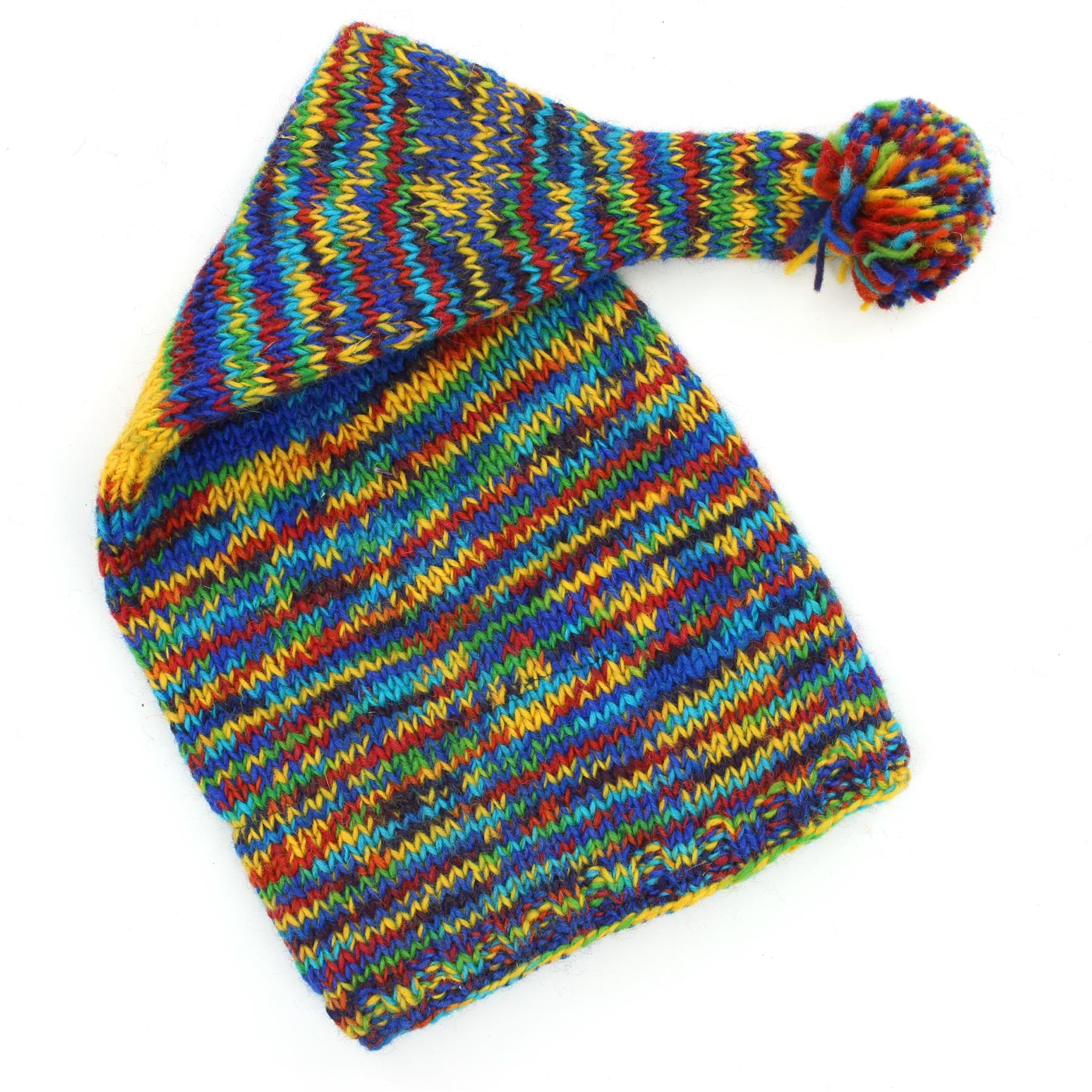 Cappello per bambini con pon pon serie Natale modello Babbo Natale 2.0 - Intimo Altieri - Shop