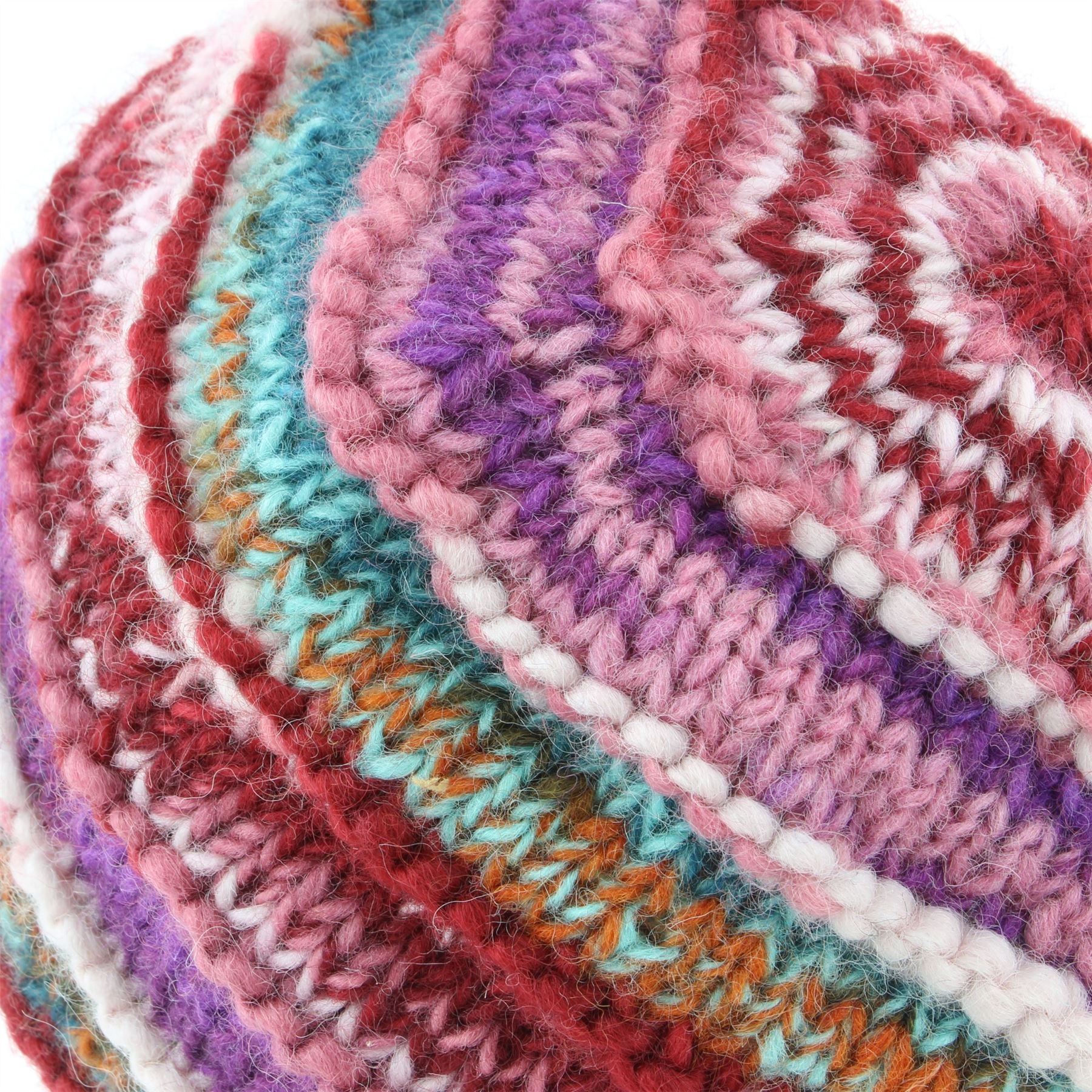 Wool Knit Beanie Hat Handmade Men Ladies Warm Winter Space Dye Ribbed - Picture 36 of 65