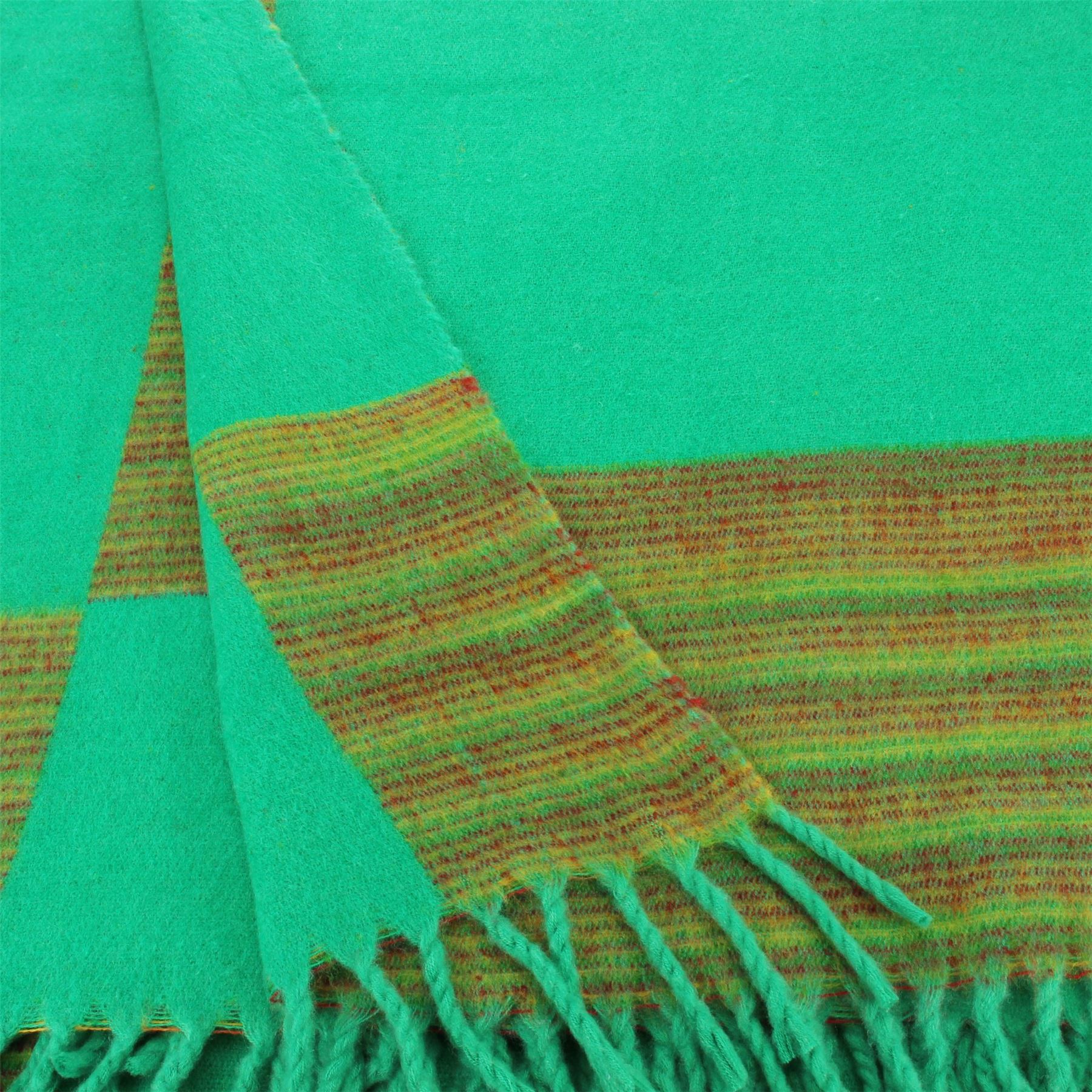 Tibetan Wool Blend Shawl Blanket Wrap Throw Boho Meditation Travel - Picture 173 of 230
