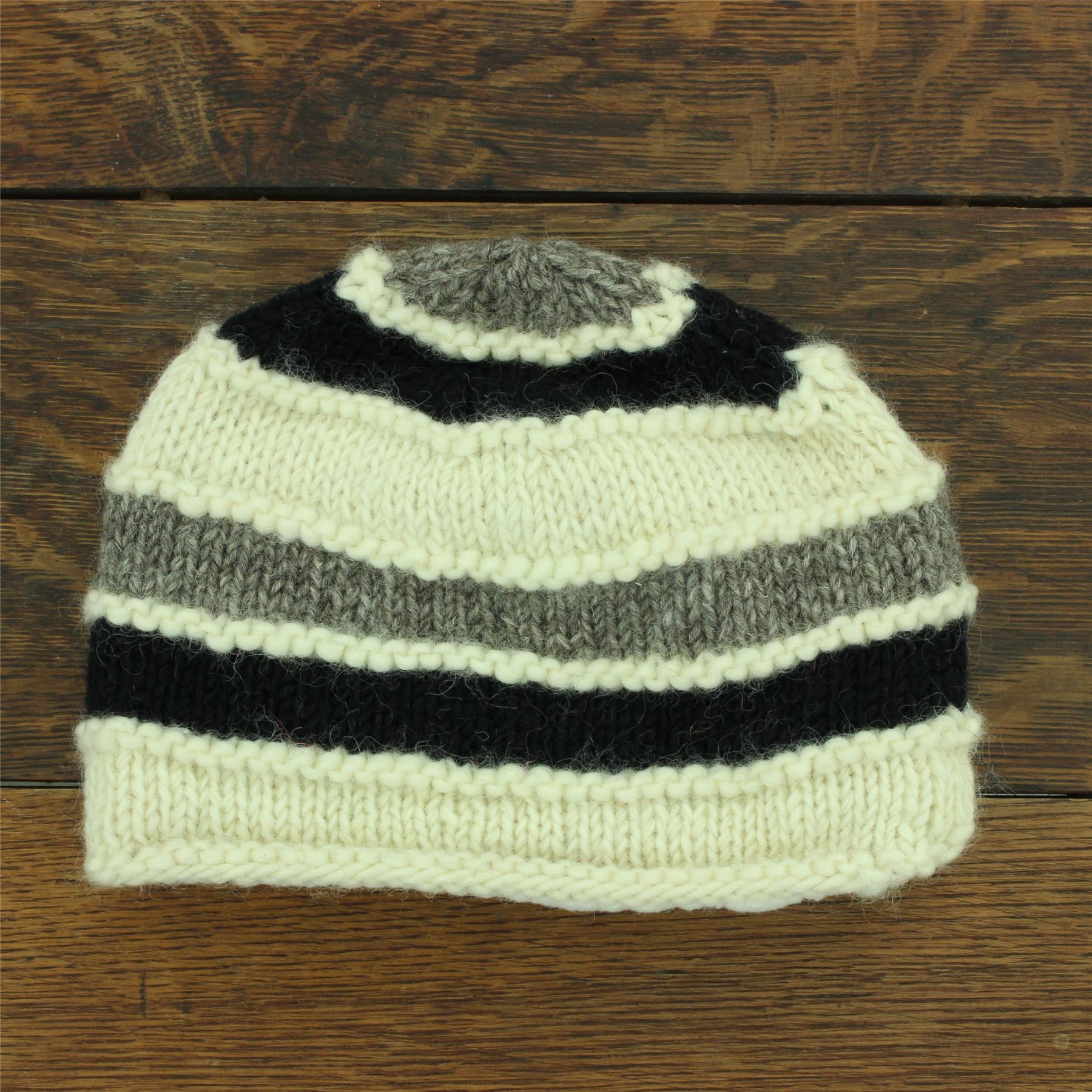 Wool Knit Beanie Hat Handmade Men Ladies Warm Winter Space Dye Ribbed - Picture 61 of 65