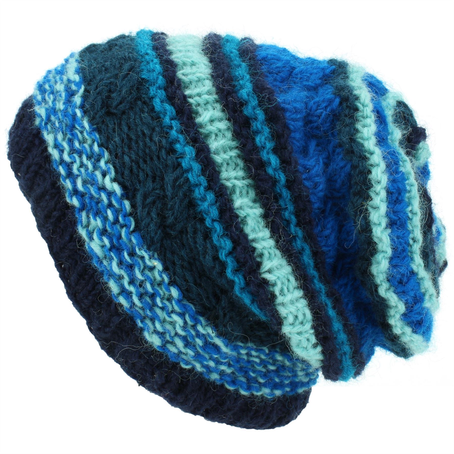 Wool Knit Beanie Hat LoudElephant Knitted Cap Warm Bean Winter - Picture 11 of 22