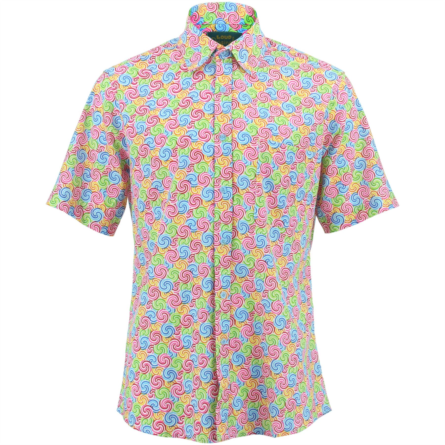 Camisa Hombre Loud Originals Corte Normal Comida Múltiple Camisa Hombre Loud Originals Corte Normal Comida Negro Retro